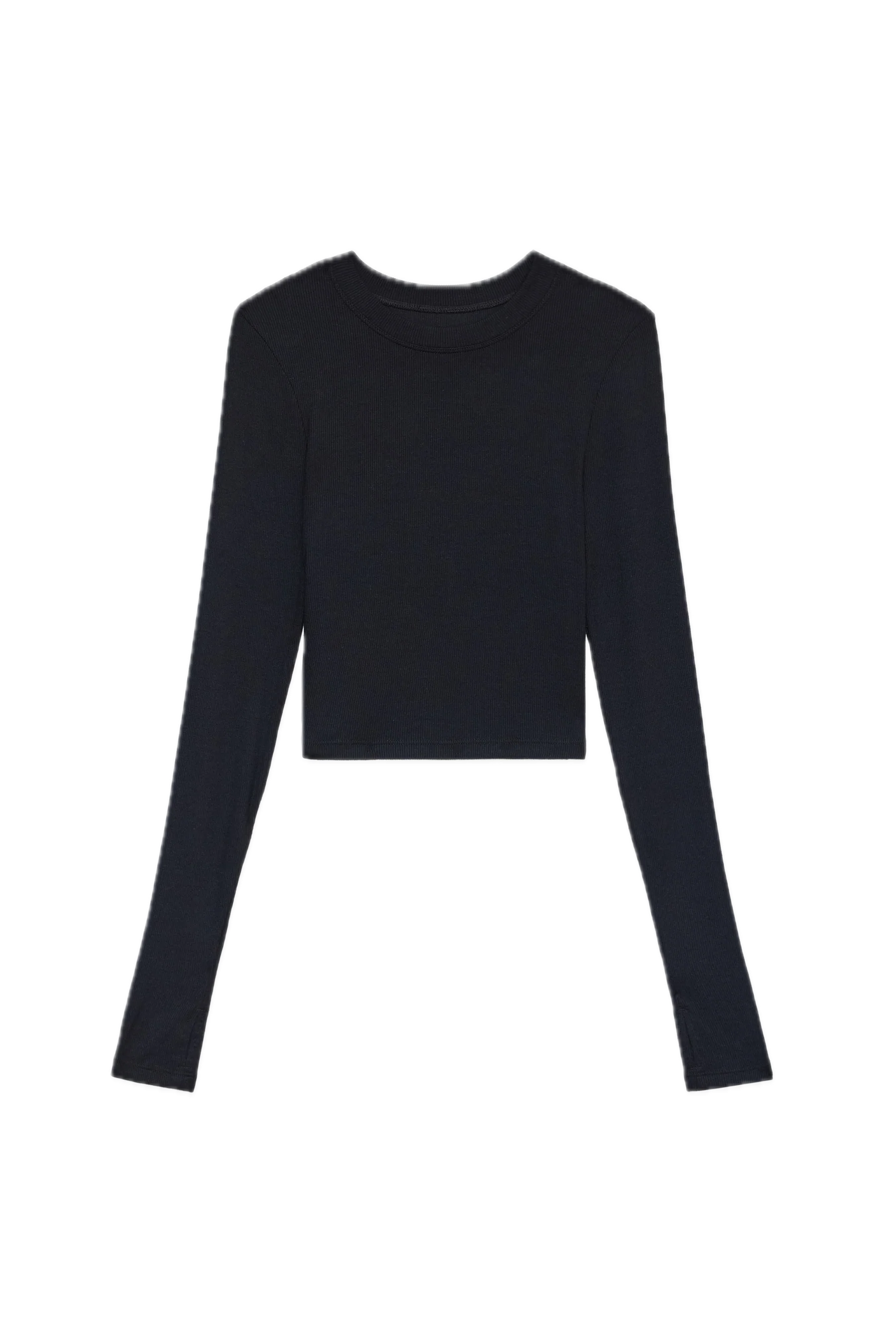 Louise Rib Long Sleeve Crop