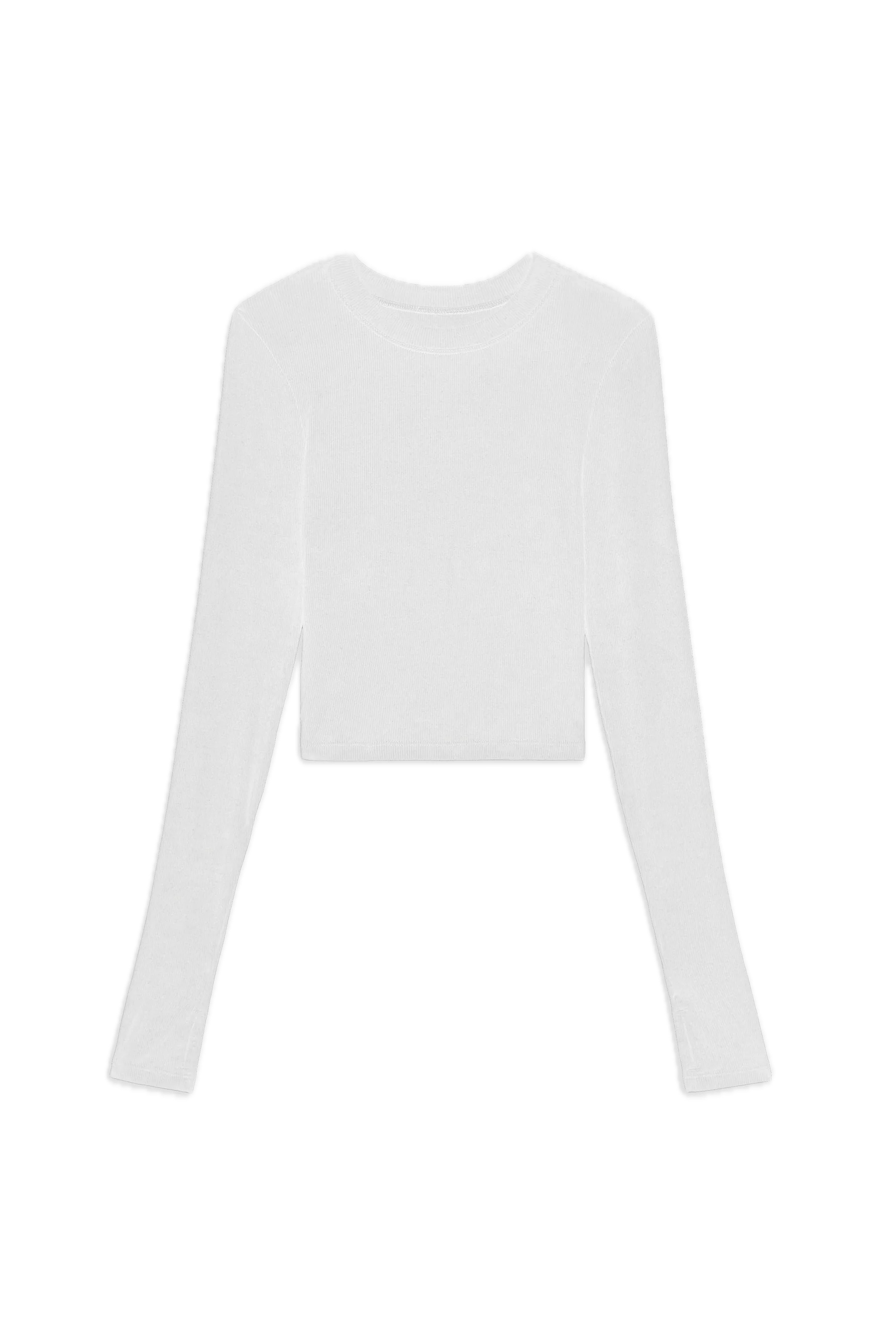 Louise Rib Long Sleeve Crop