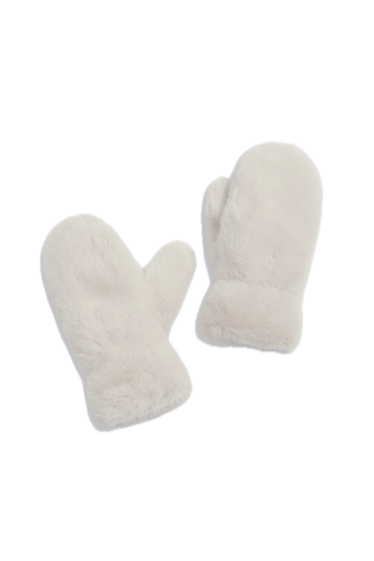 Plush Faux Fur Mittens