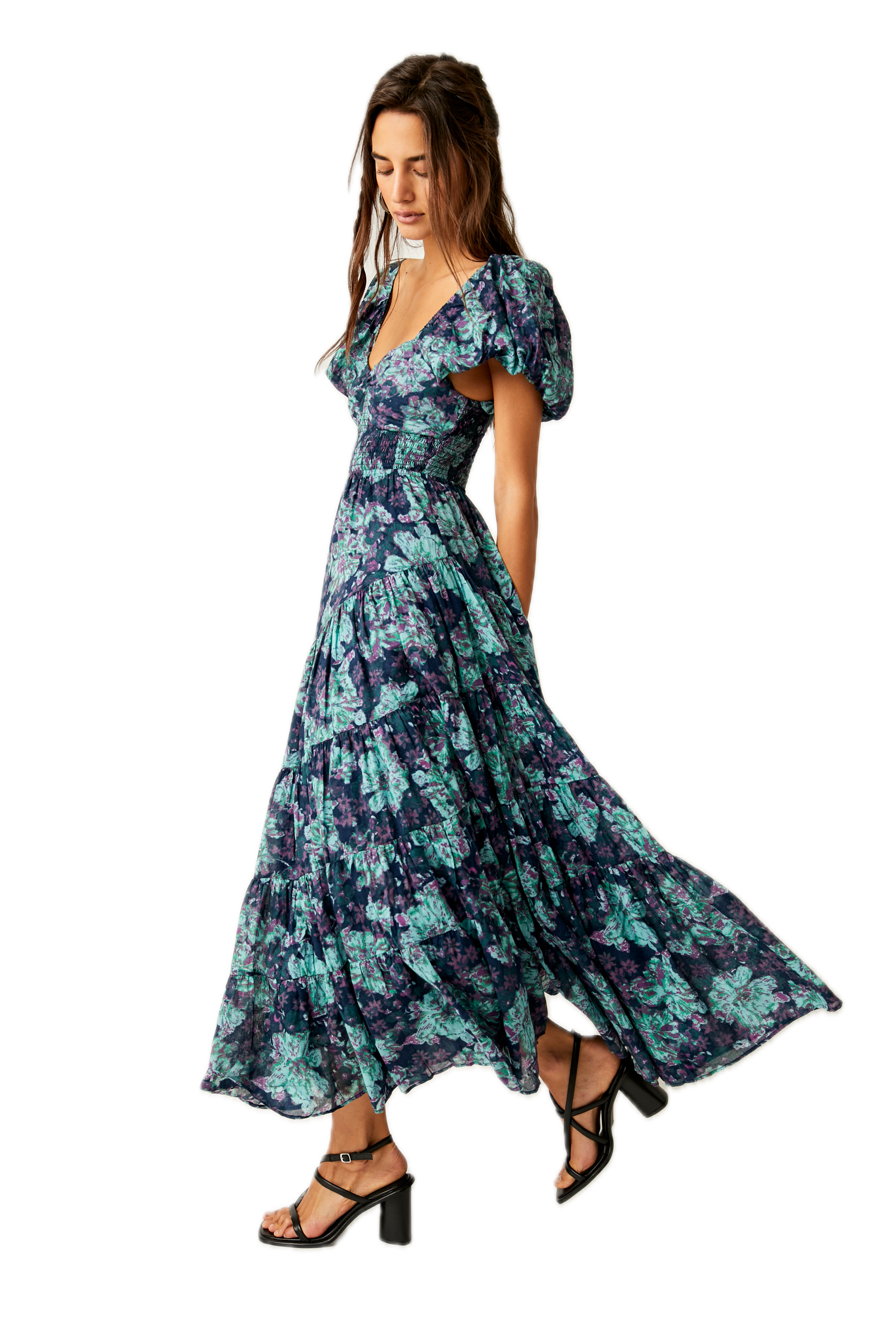 Short Sleeve Sundrenched Maxi Dress