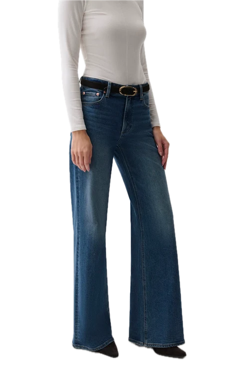 Vivian Mid Rise Wide Leg