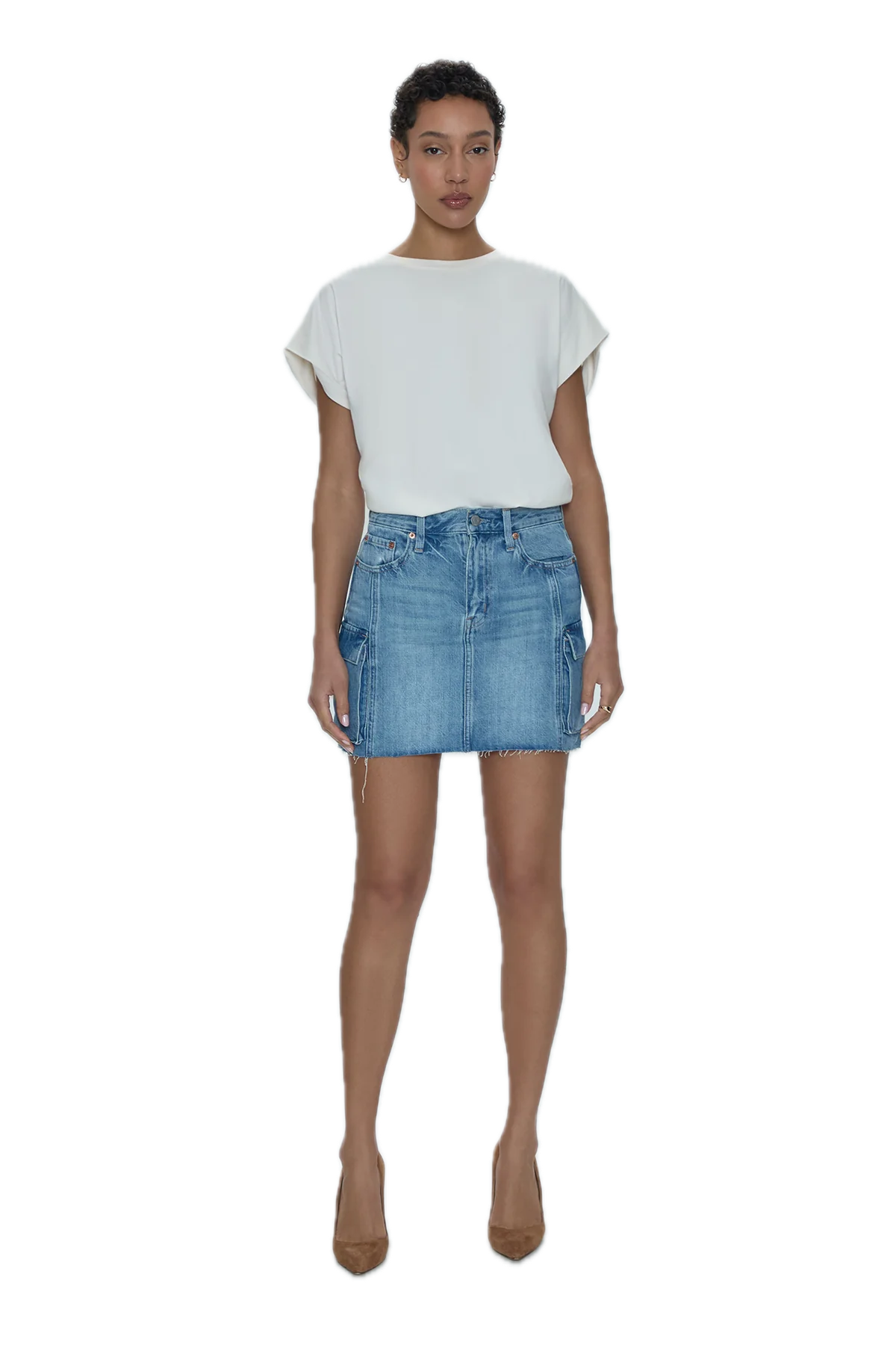 Rhea Mid Rise Mini Skirt