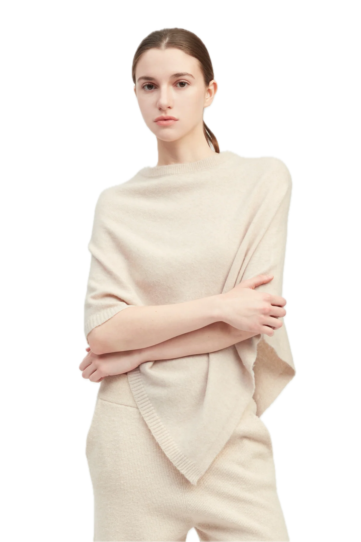 Elure Crew Neck Poncho