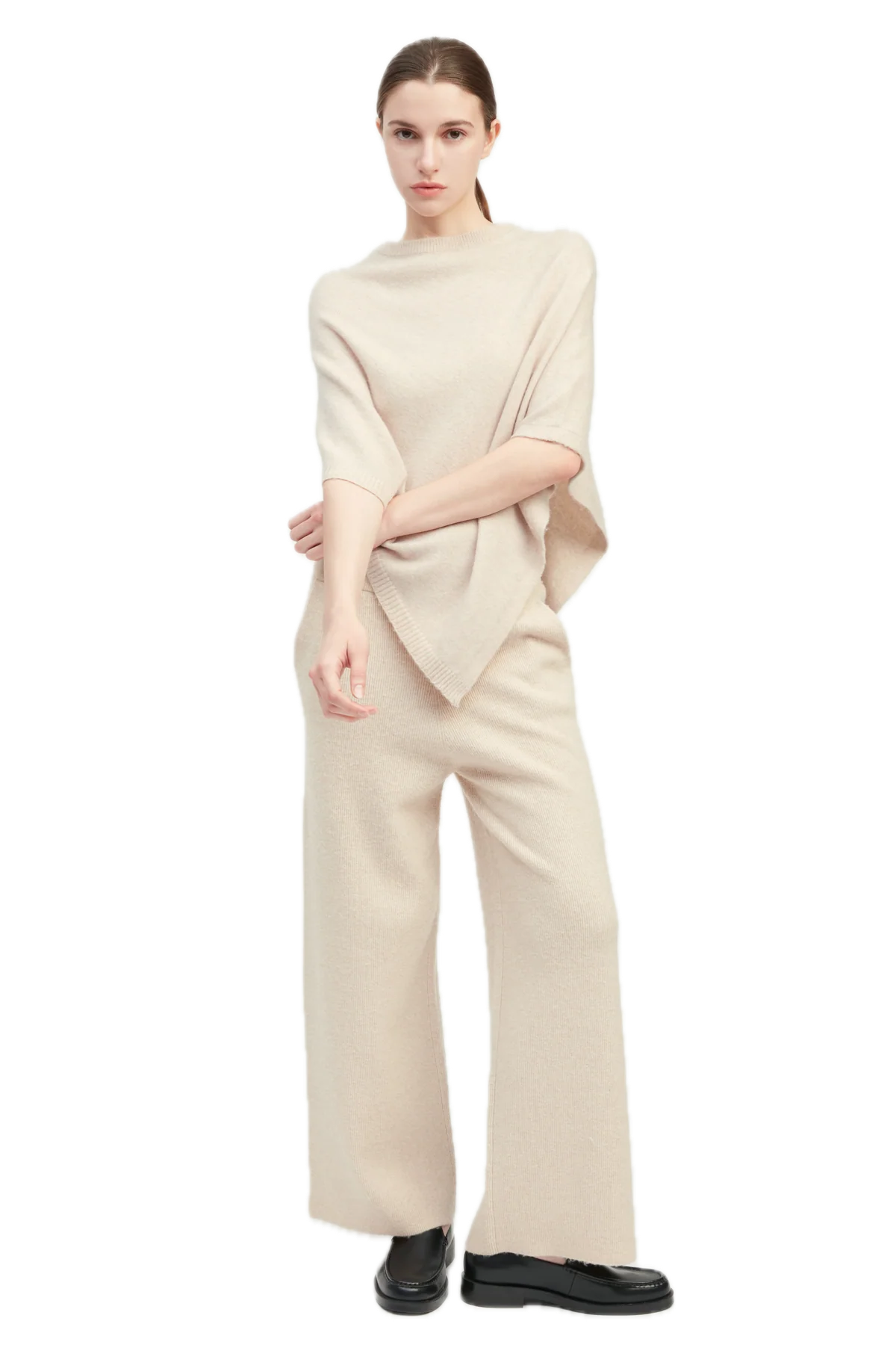 Elure Crew Neck Poncho