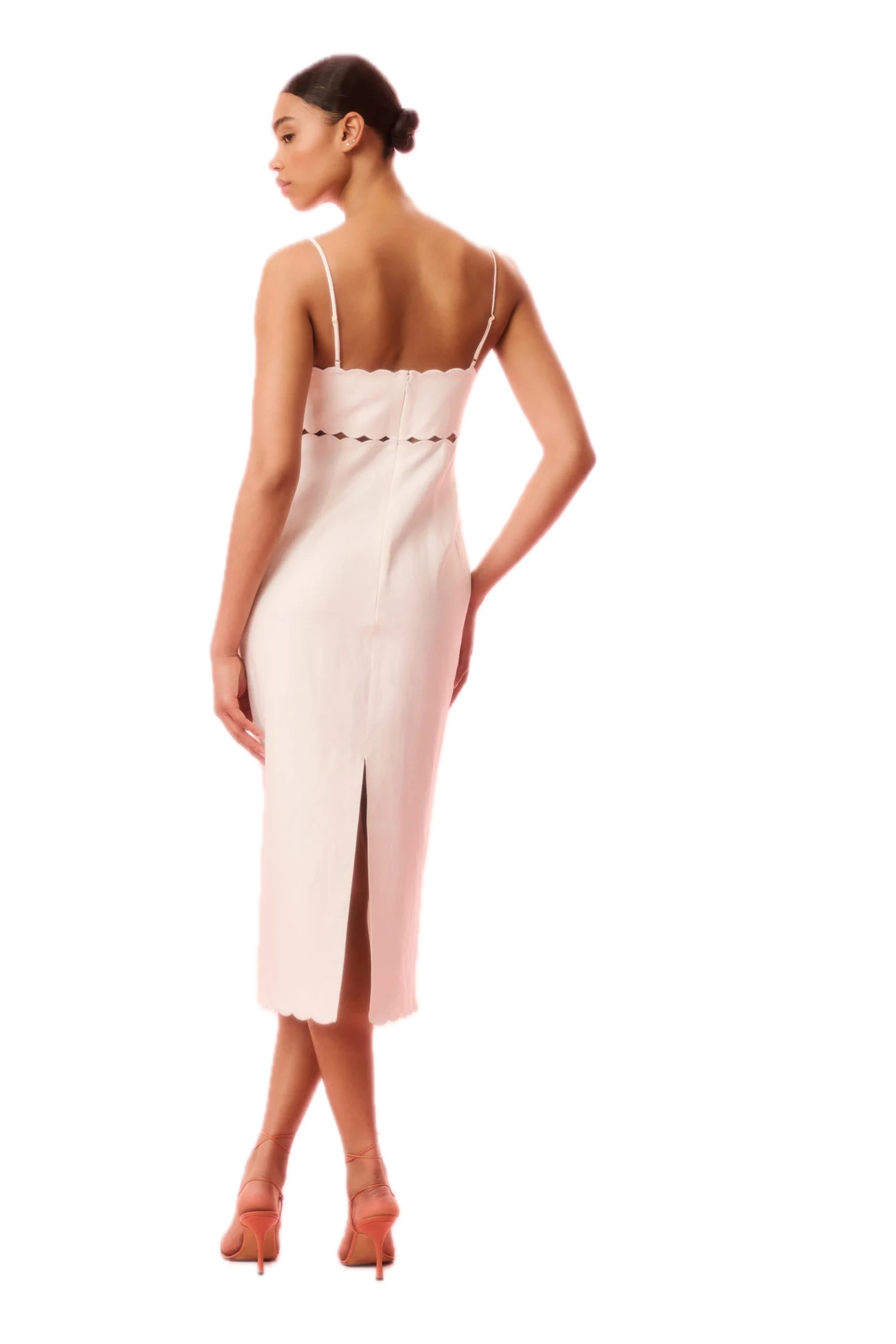 Sydelle Linen Cut-Out Midi Dress