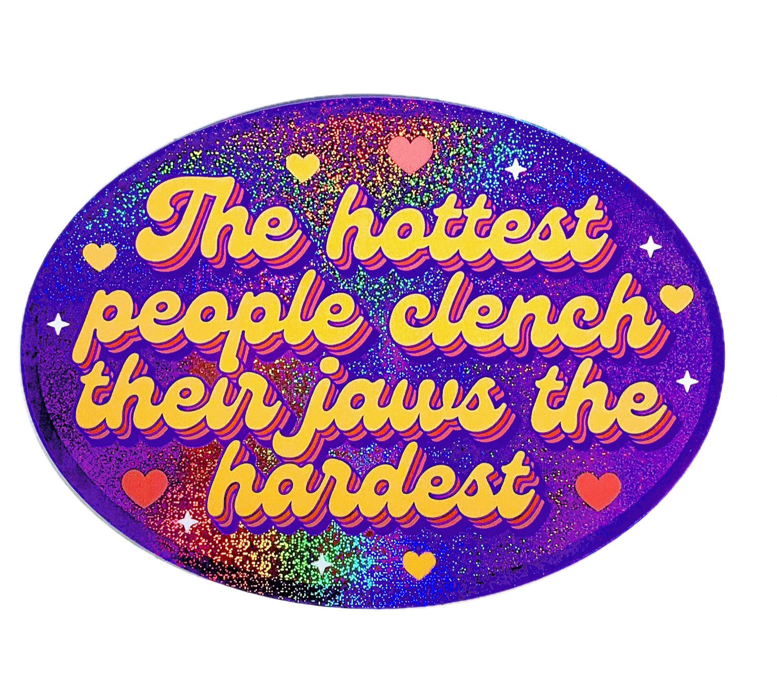 Hottest Clench Jaw Sticker