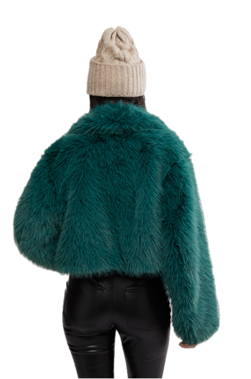 Paris Cropped Fur Jacket