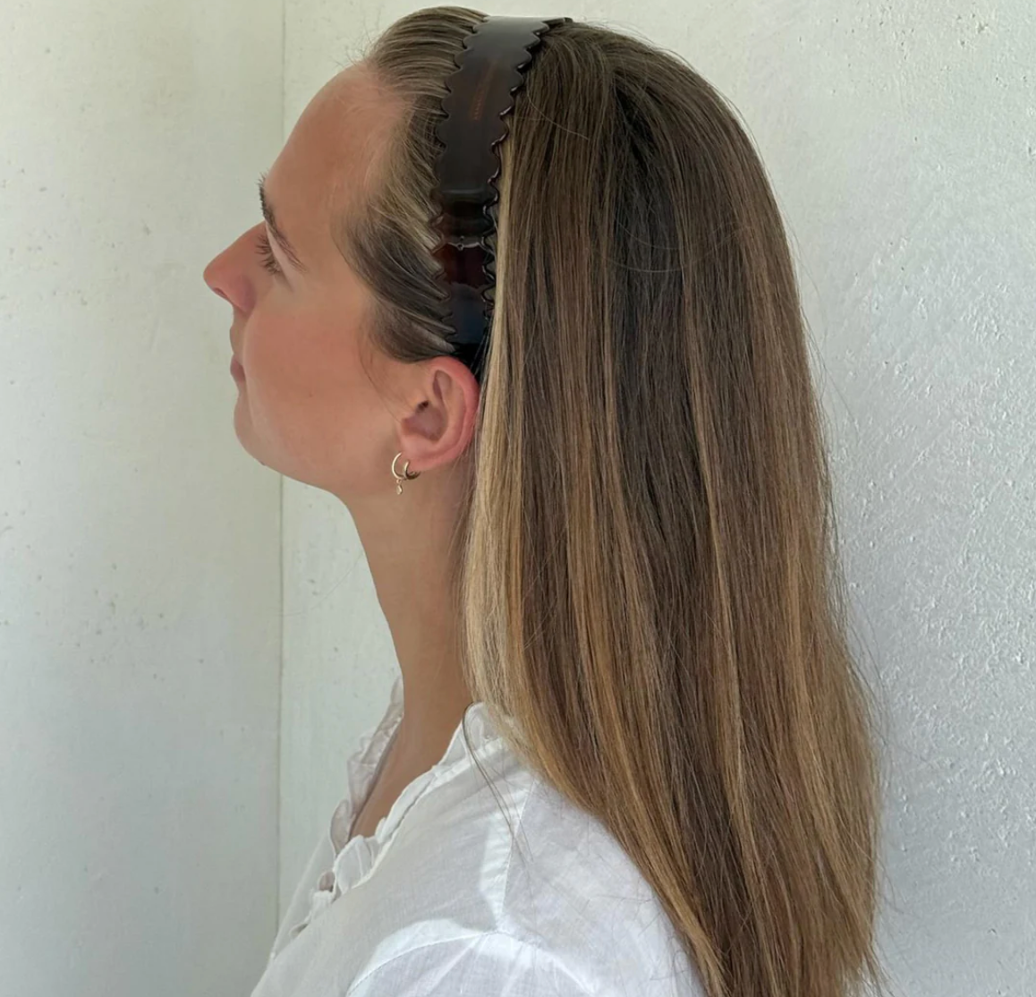 Starlet Headband Scalloped Amber