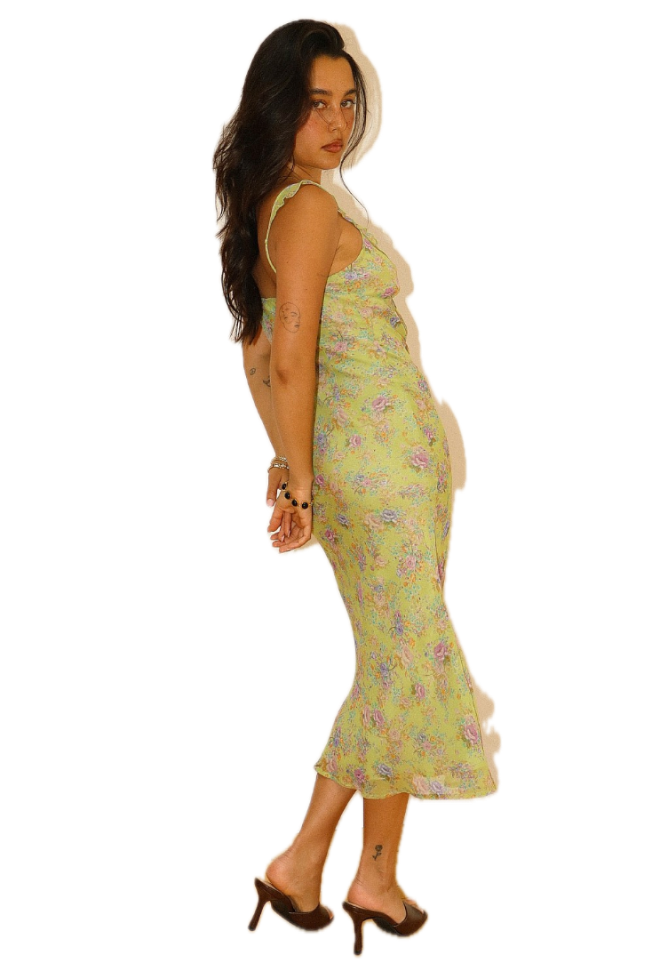 Little Ruffle Detail Mini Dress