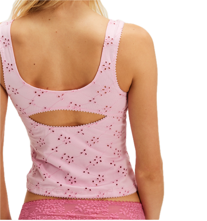 Full Bloom Eyelet Cami