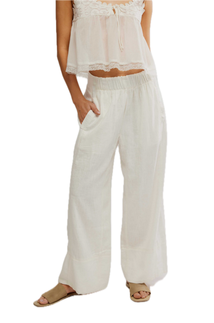 Days End Linen Pull On Pants