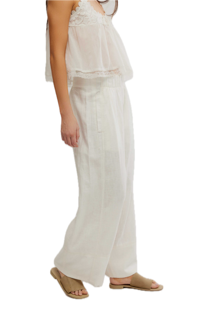Days End Linen Pull On Pants