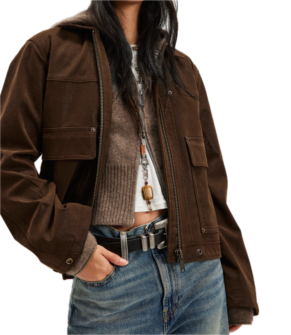 Blair Vegan Suede Sierra Jacker