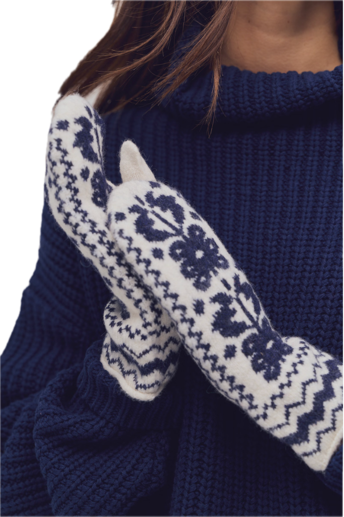 Folk Mitten