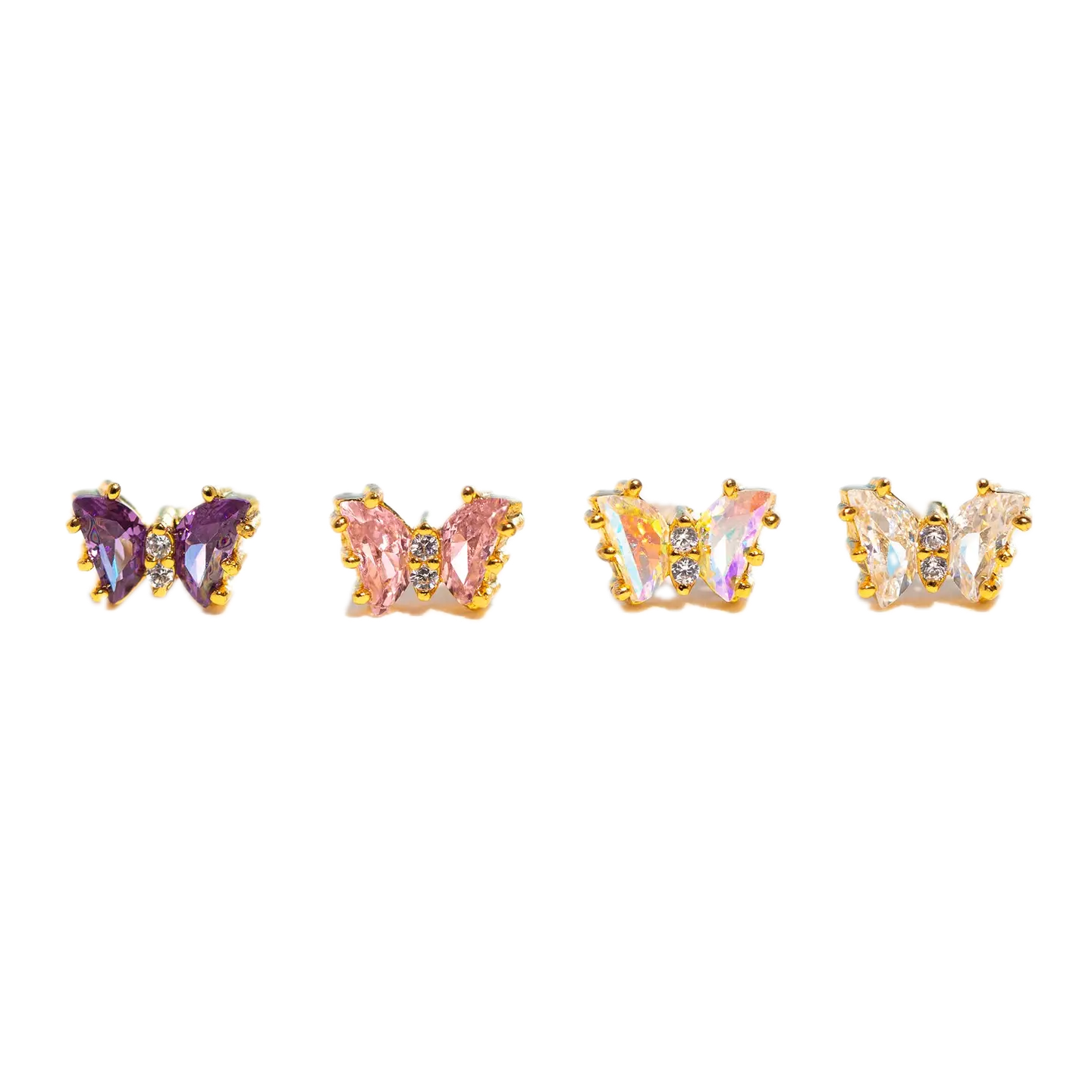 Radiant Flutter Love Stud Set