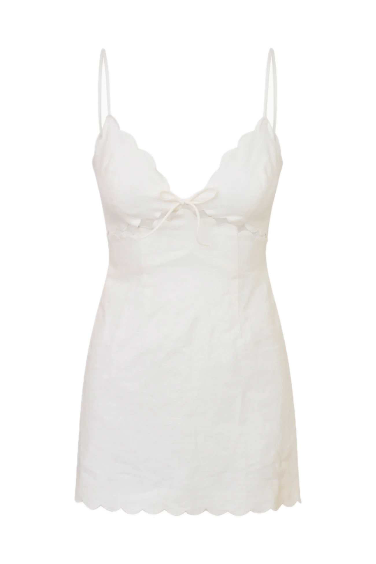 Sydow Linen Cut-Out Mini Dress