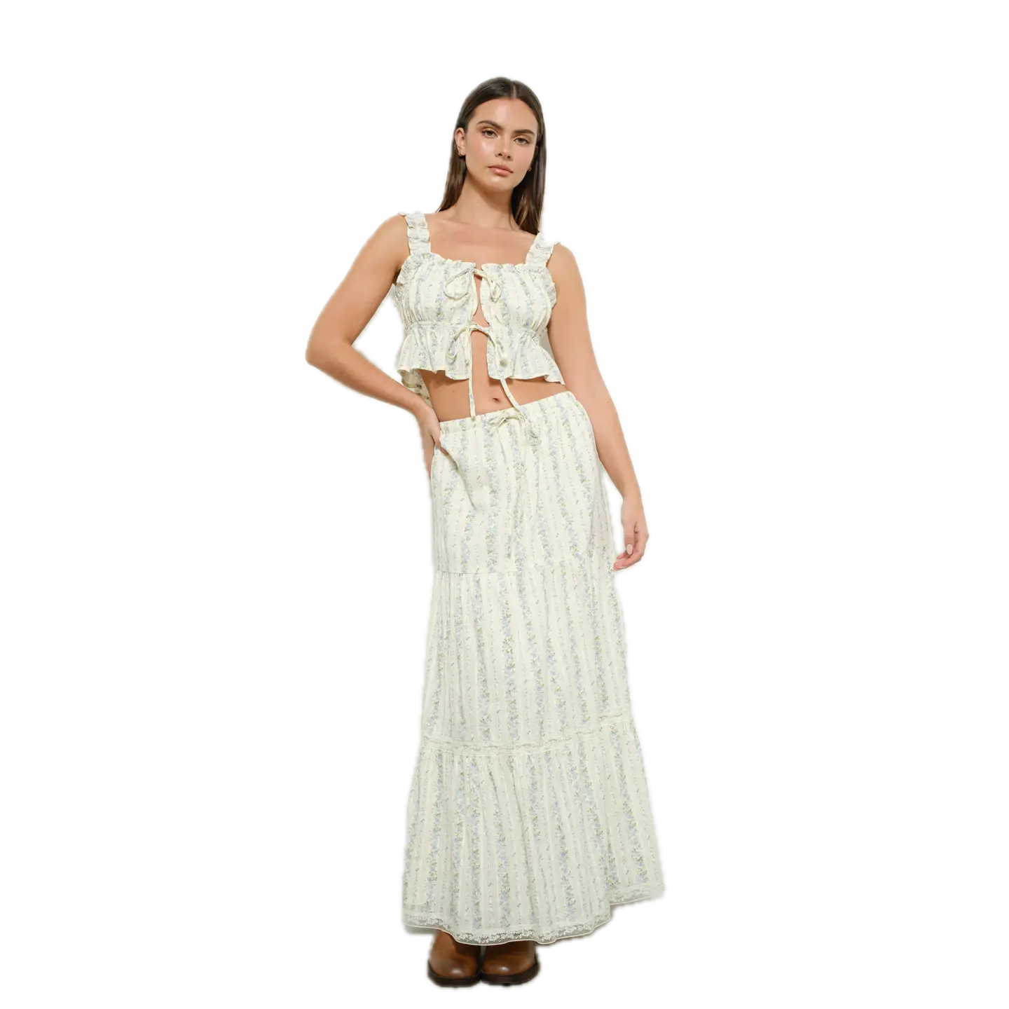 Cottage Tiered Maxi Skirt