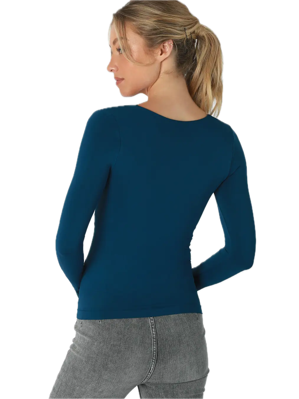 Square Neck Long Sleeve