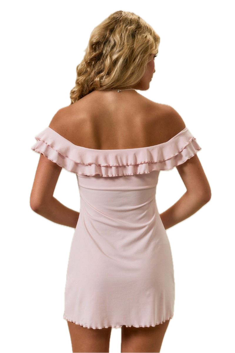 2000 Ruffle Mini Dress
