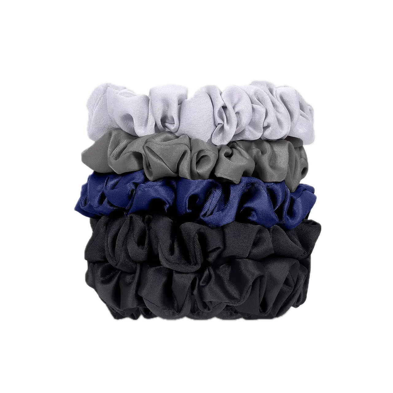 Satin Petite Scrunchies 5pc Set
