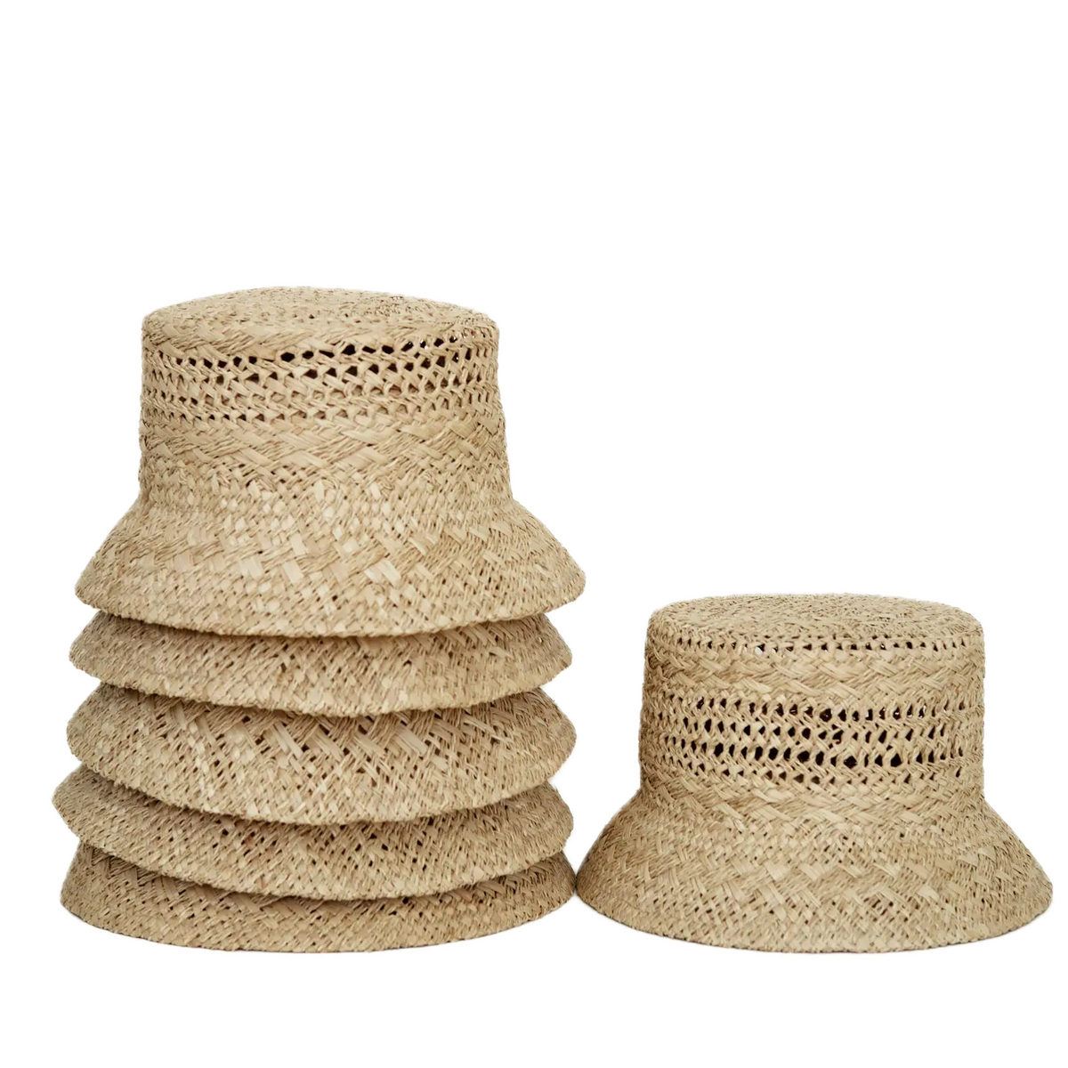 Capri - Raffia Bucket Hat – The Ivy Edit