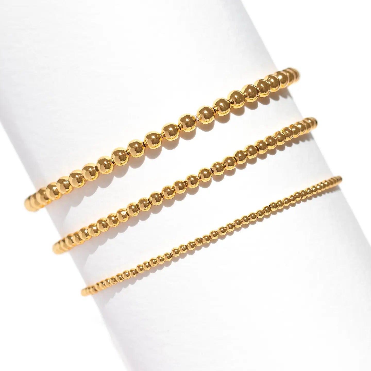 Gold Standard Beaded Bracelet Set