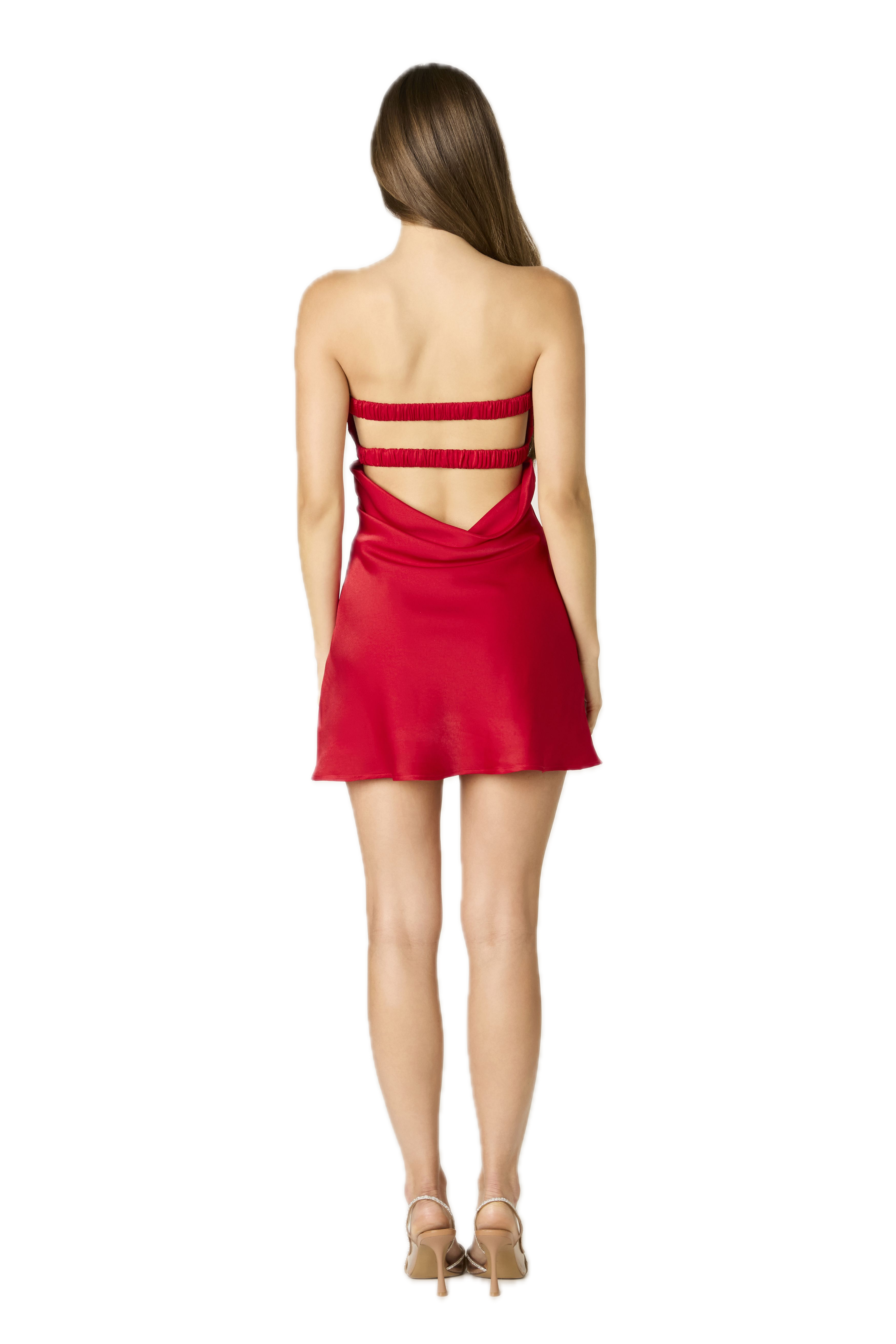 Party Silk Mini Dress