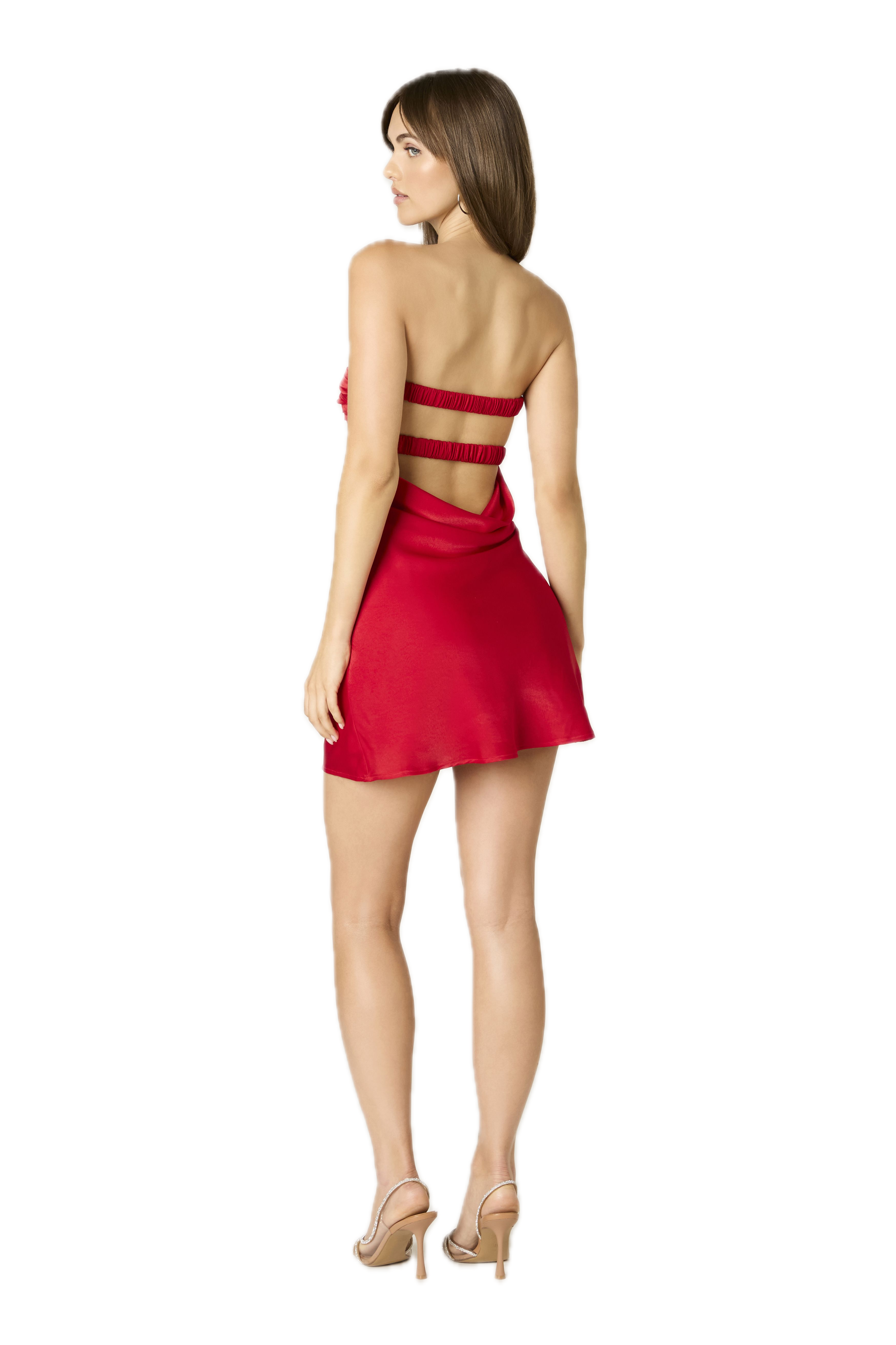 Party Silk Mini Dress