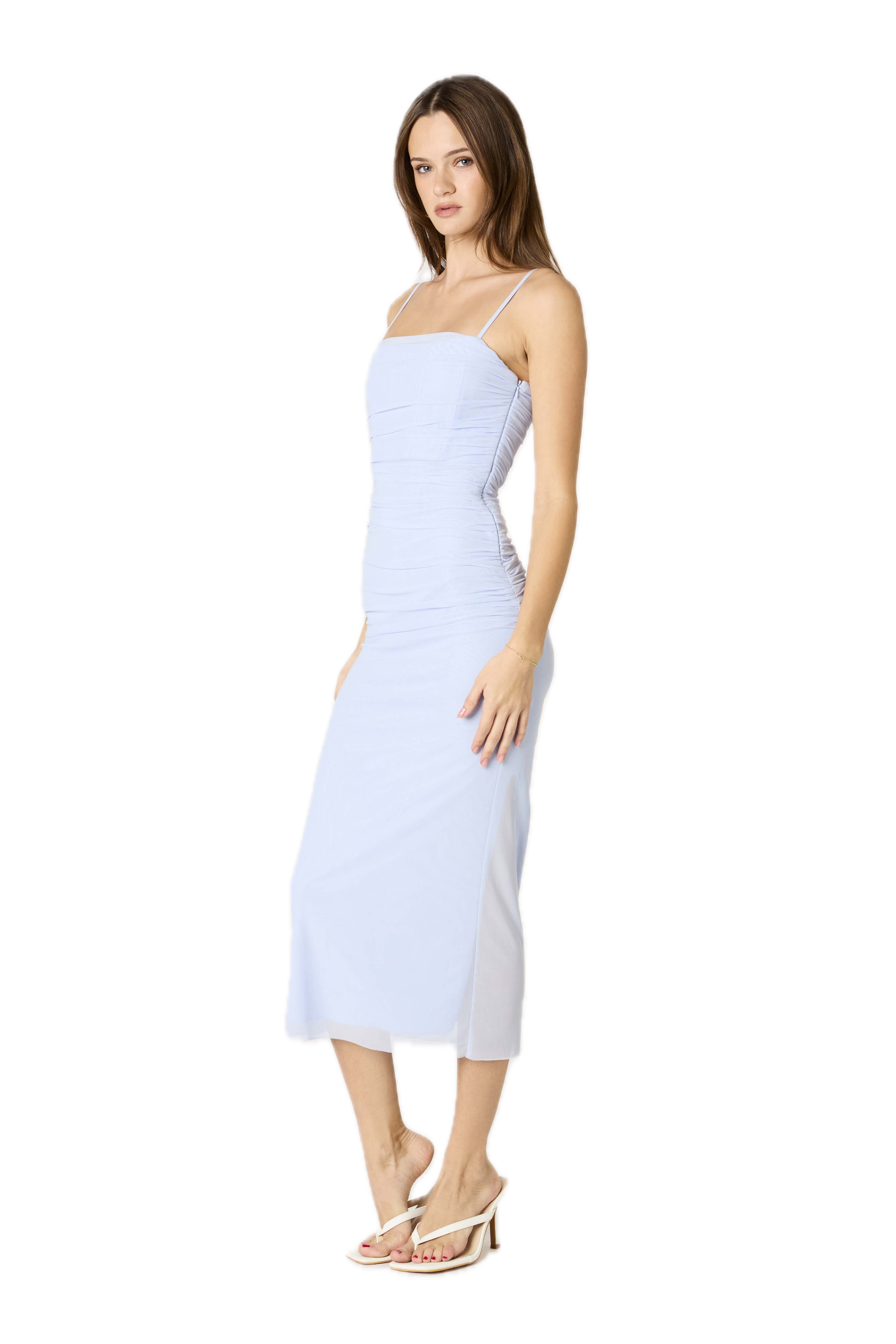 Selena Mesh Midi Dress