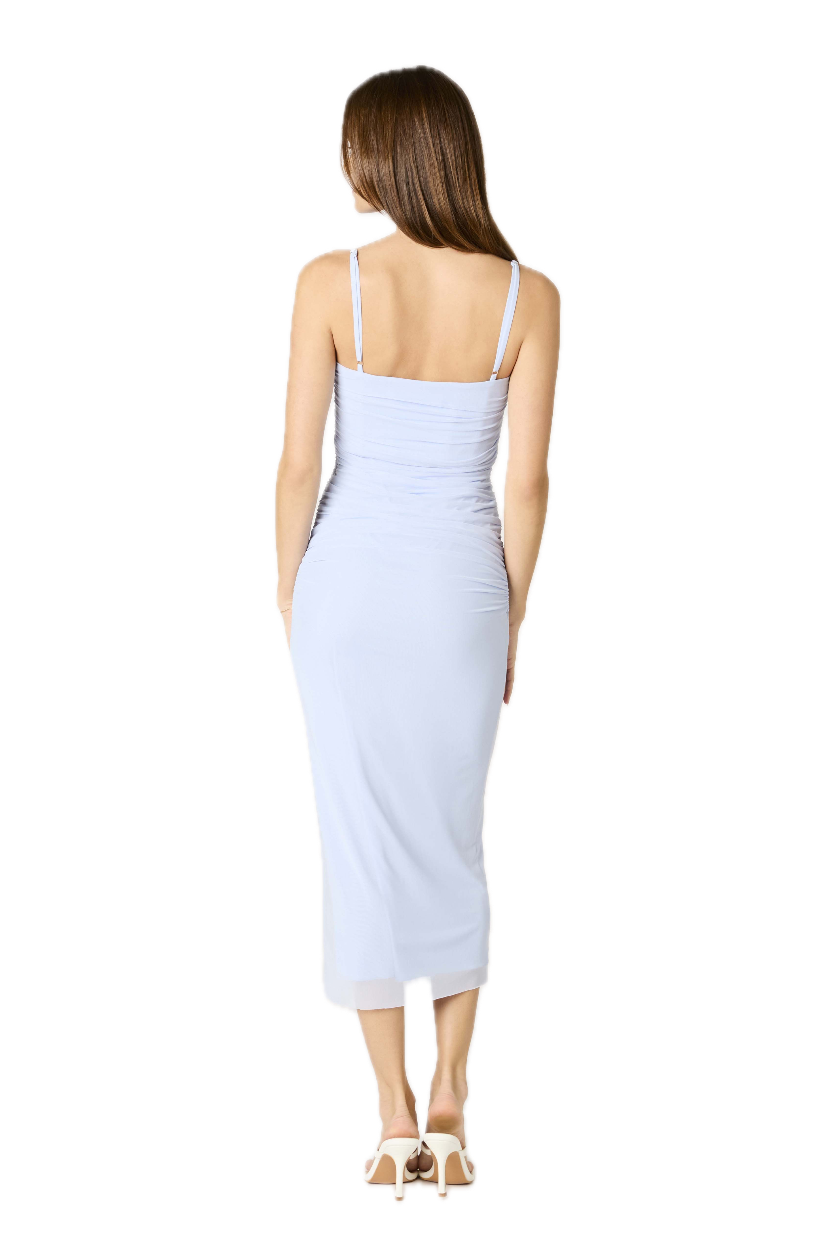 Selena Mesh Midi Dress