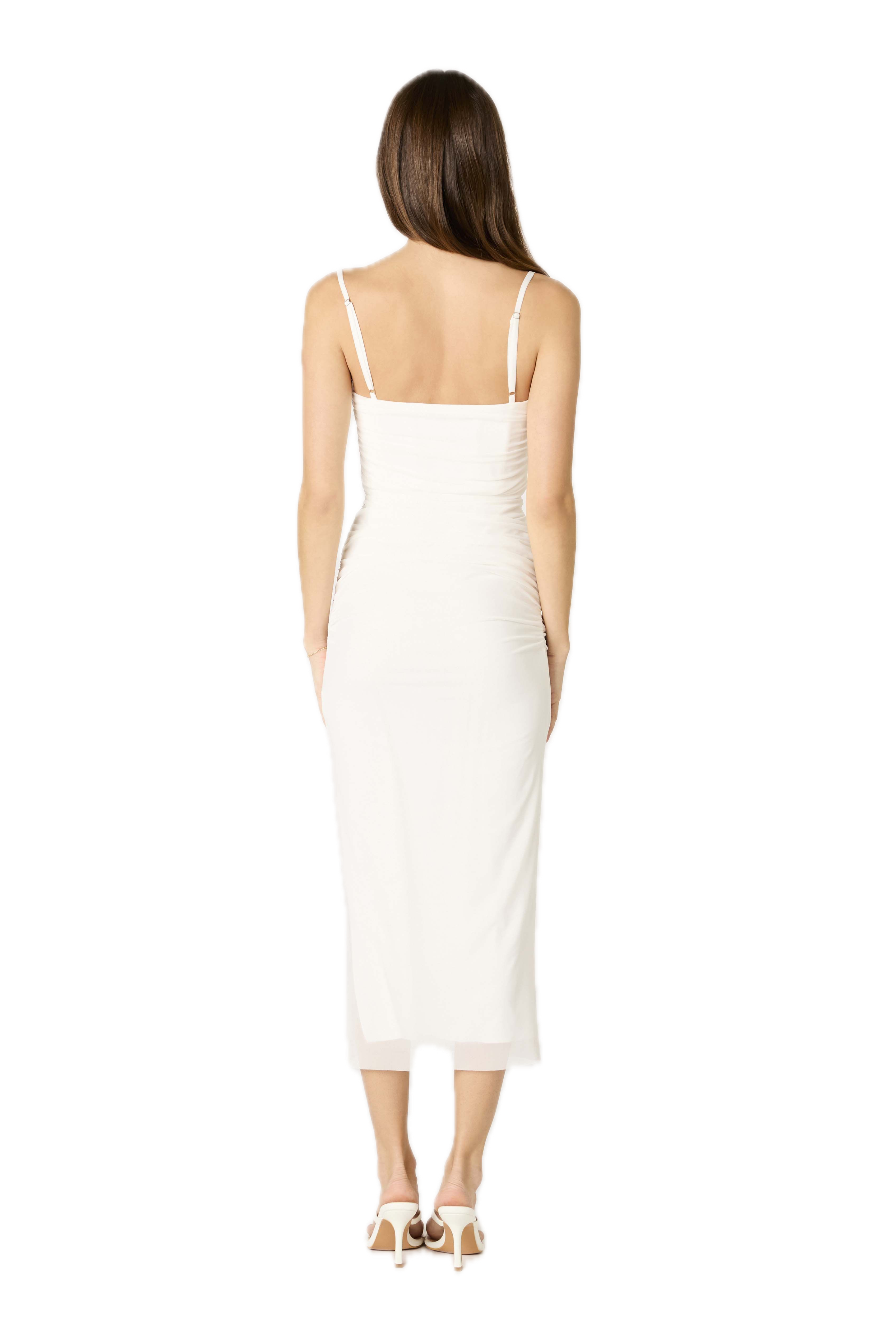 Selena Mesh Midi Dress