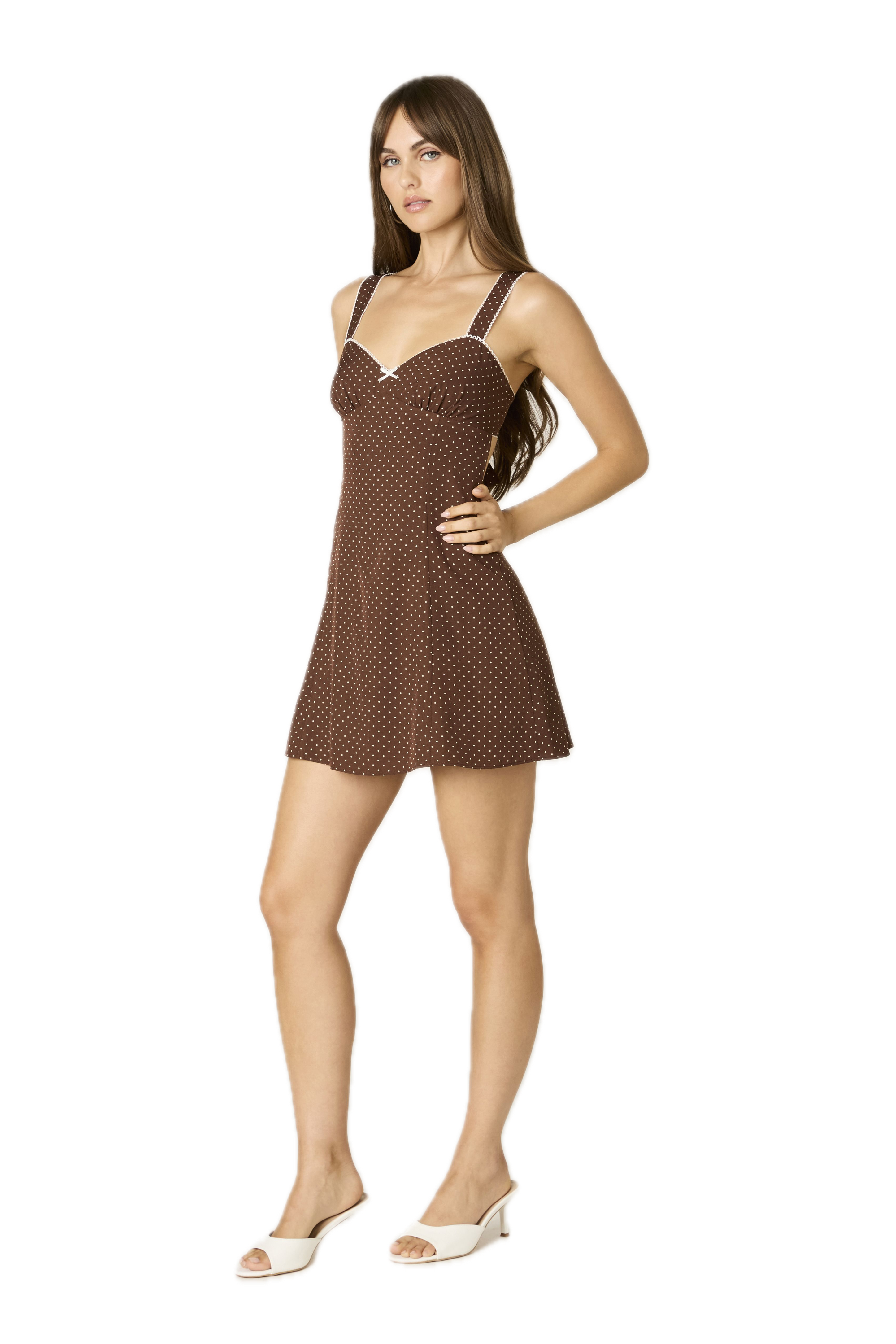 Rory Dotted Mini Dress