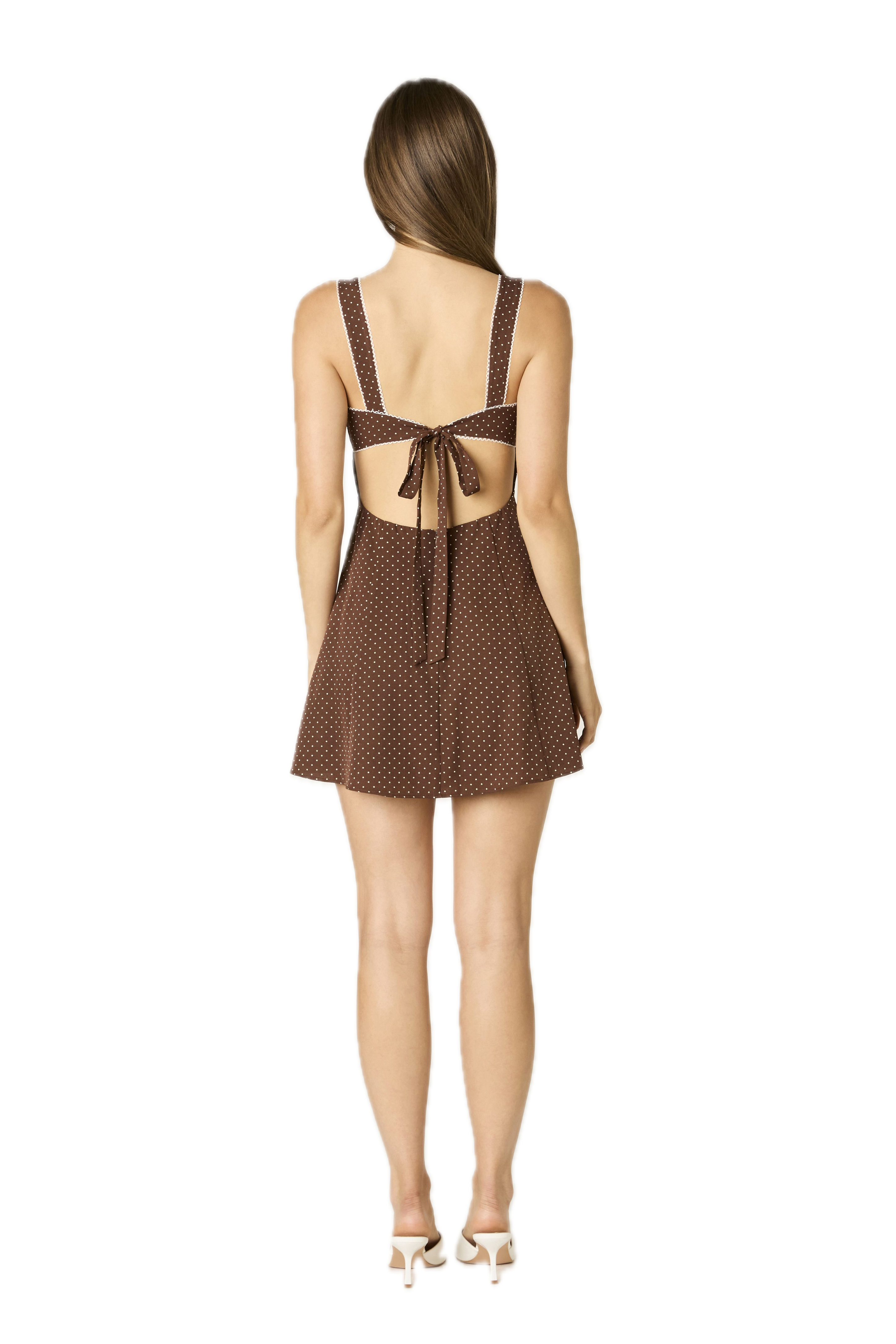 Rory Dotted Mini Dress