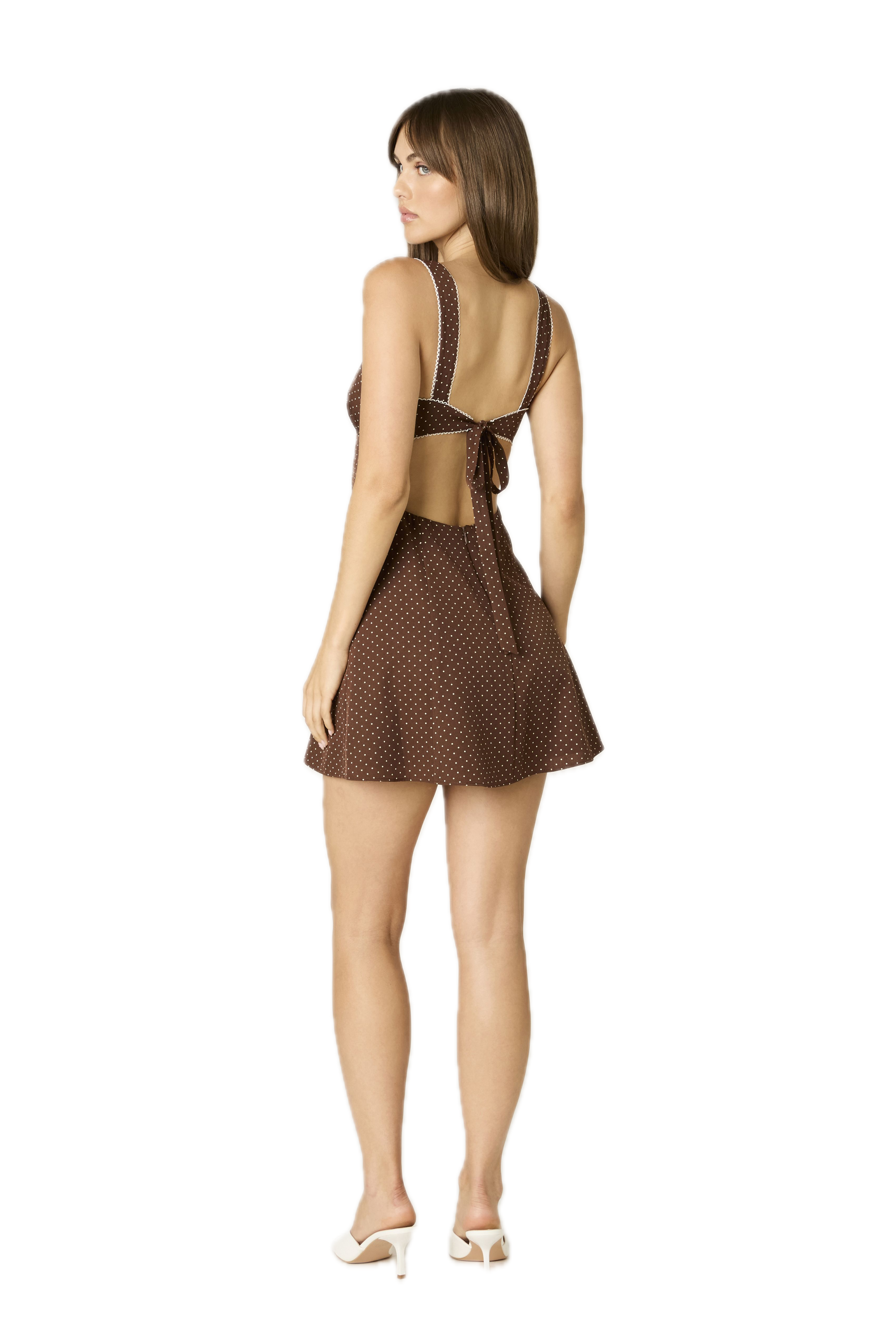 Rory Dotted Mini Dress