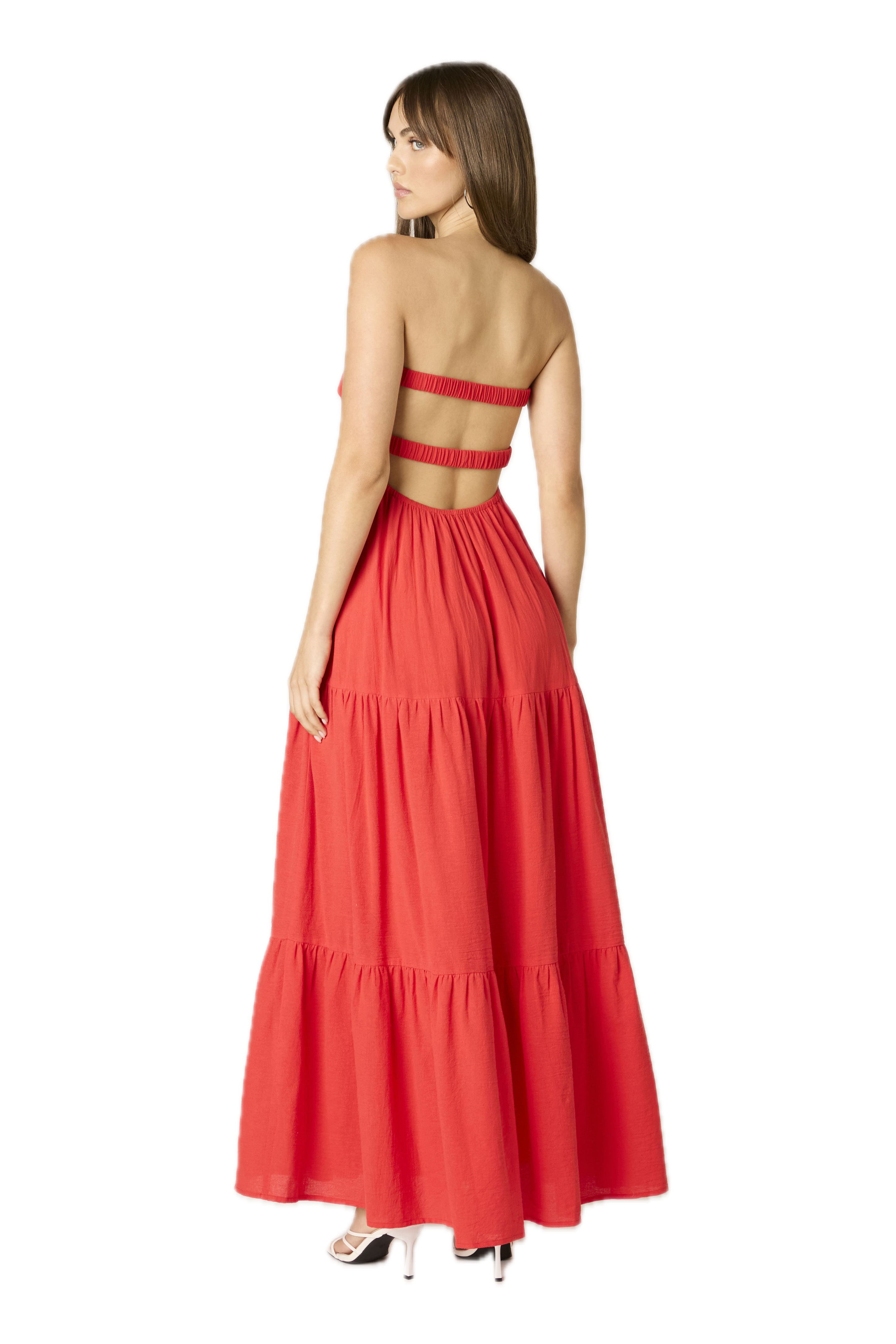 Summer Strapless Maxi