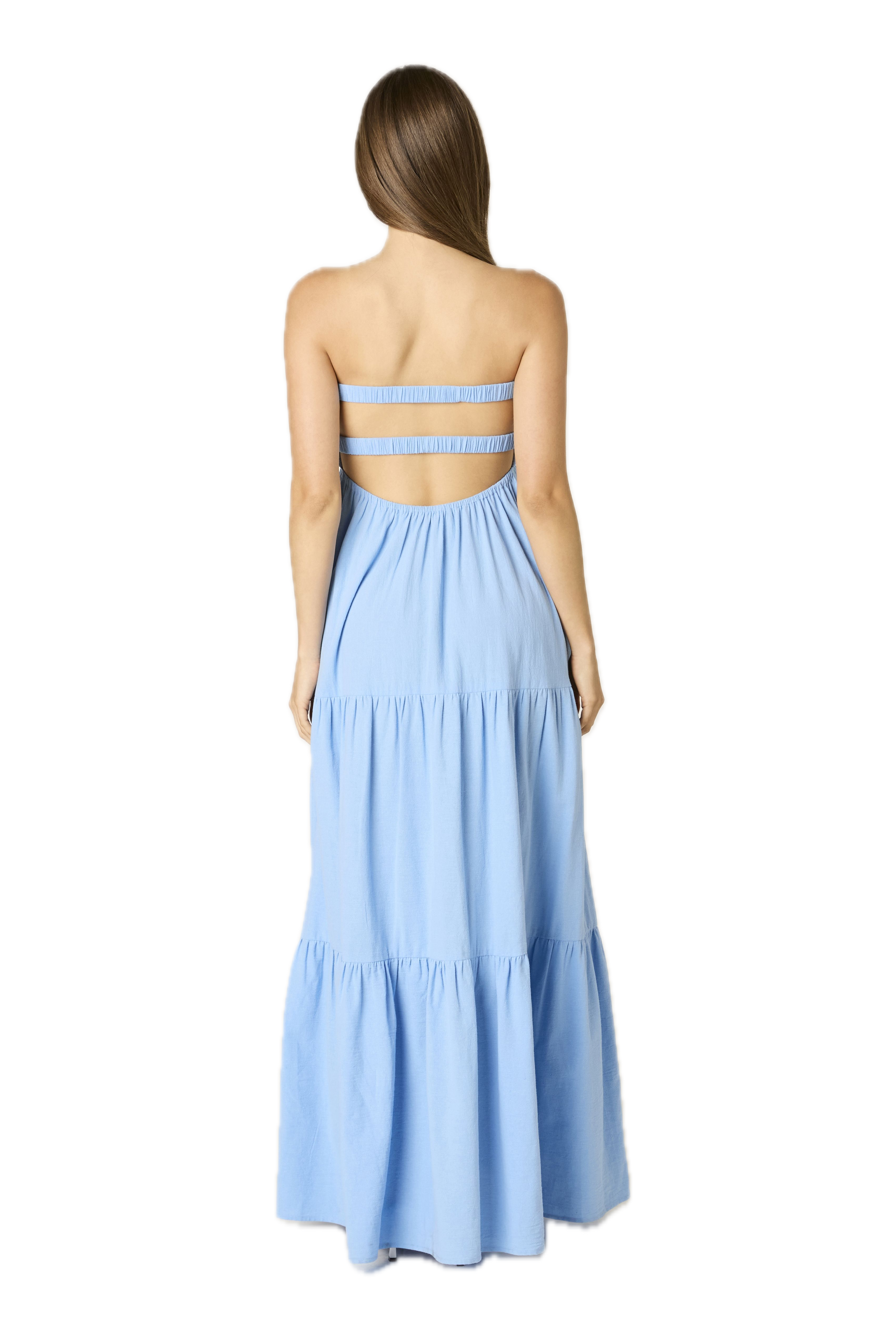 Summer Strapless Maxi