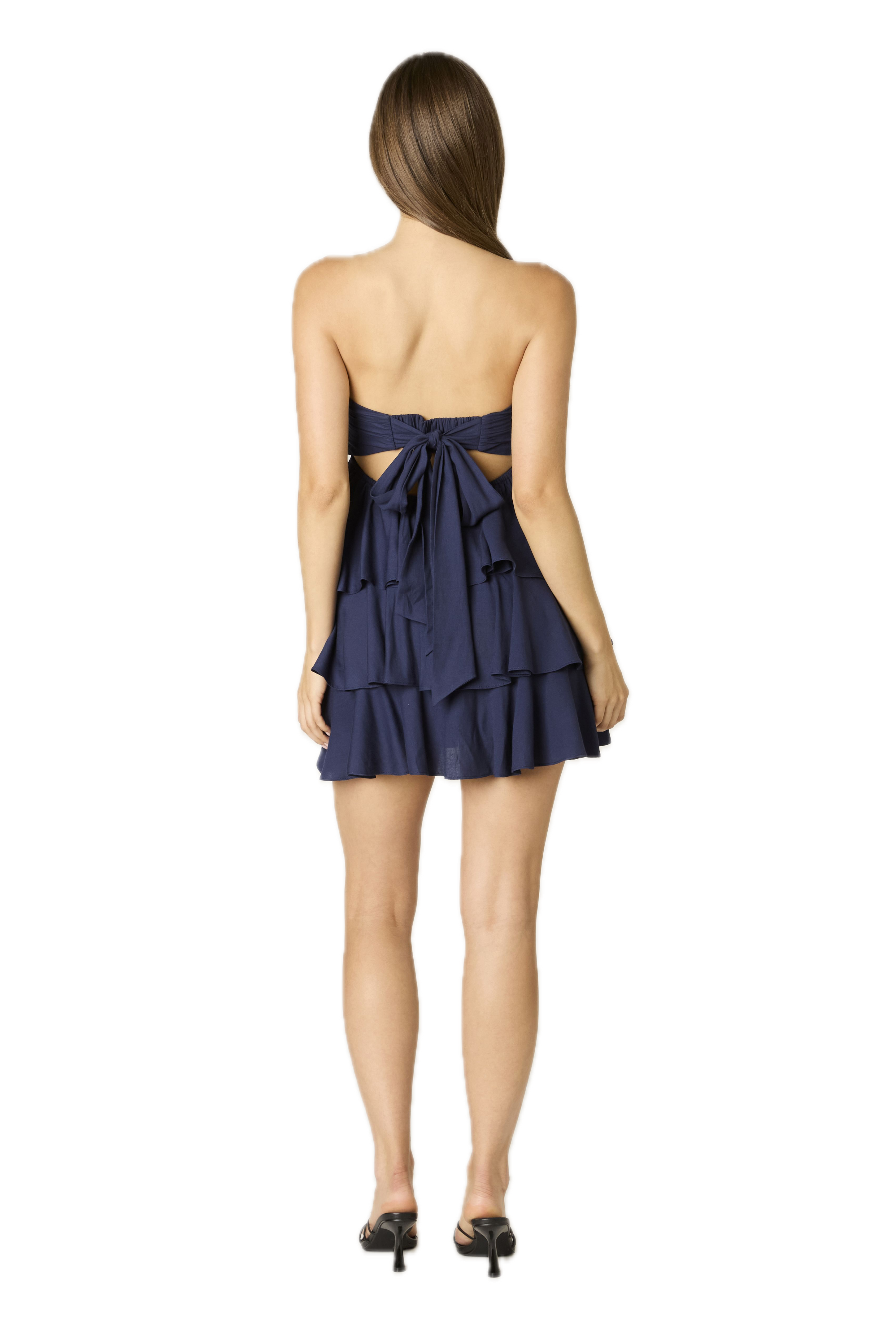 Tamara Strapless Tiered Mini Dress