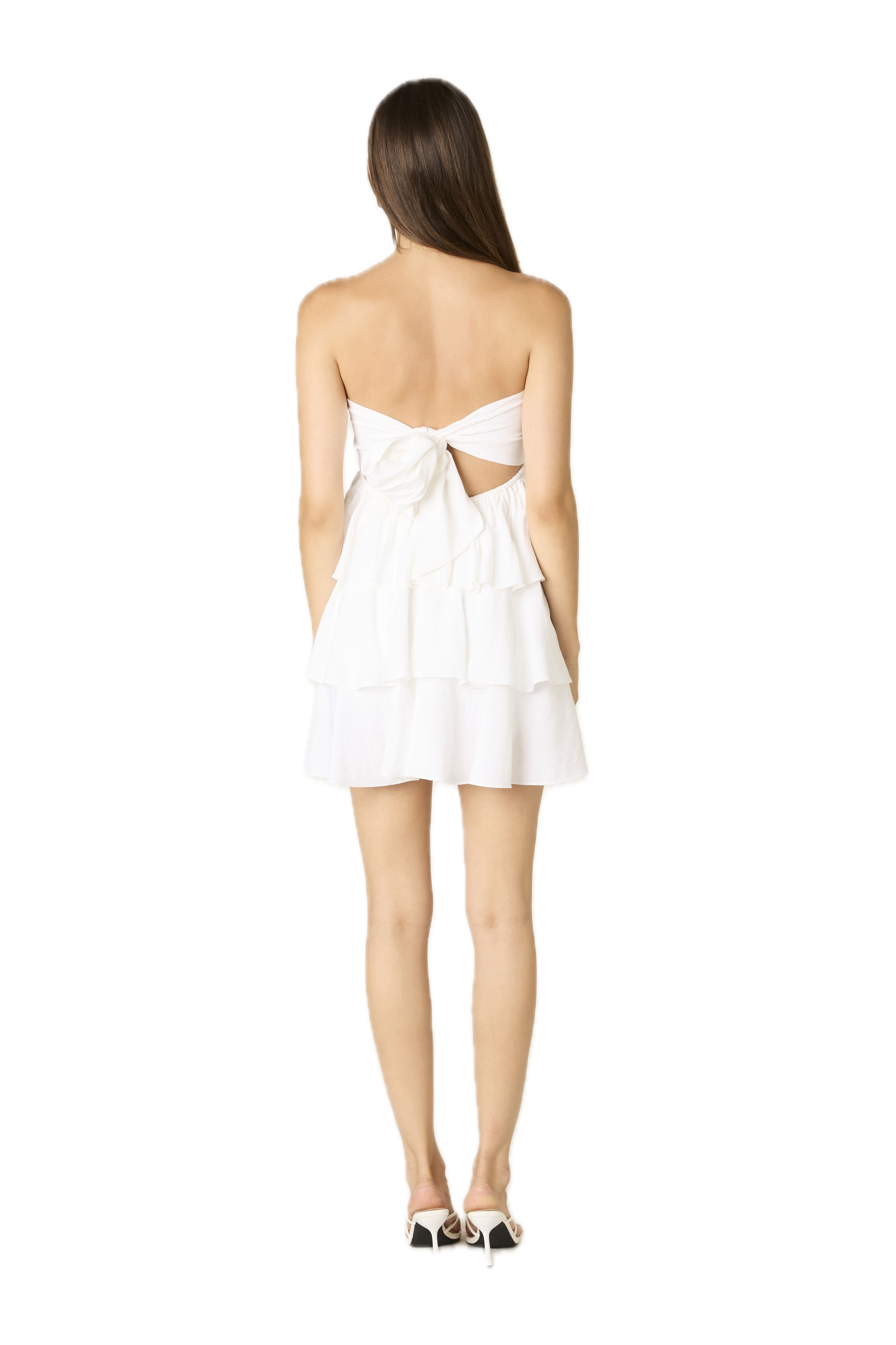Tamara Strapless Tiered Mini Dress