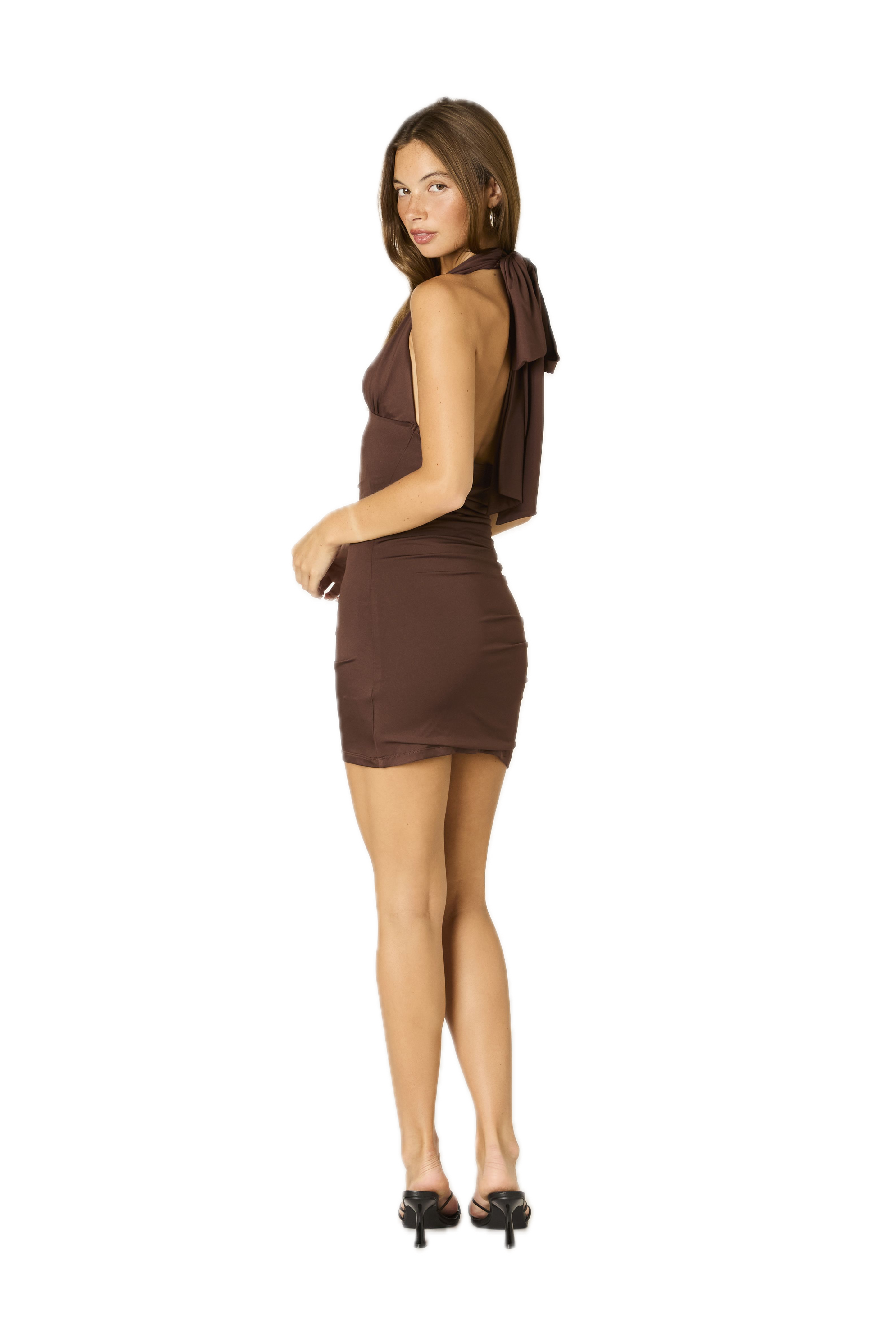 Michelle Halter Mini Dress