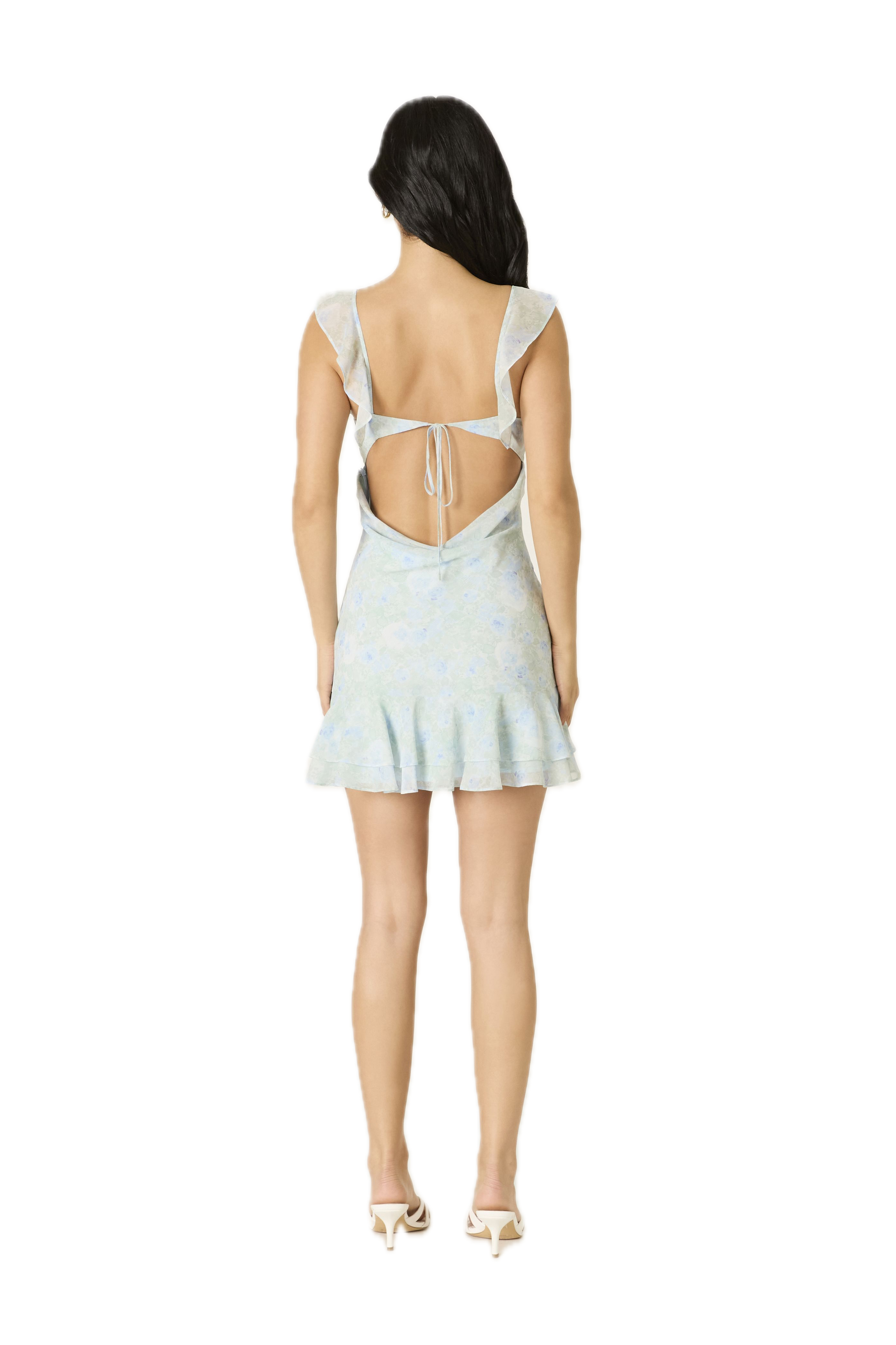 Lucy Ruffle Mini Dress