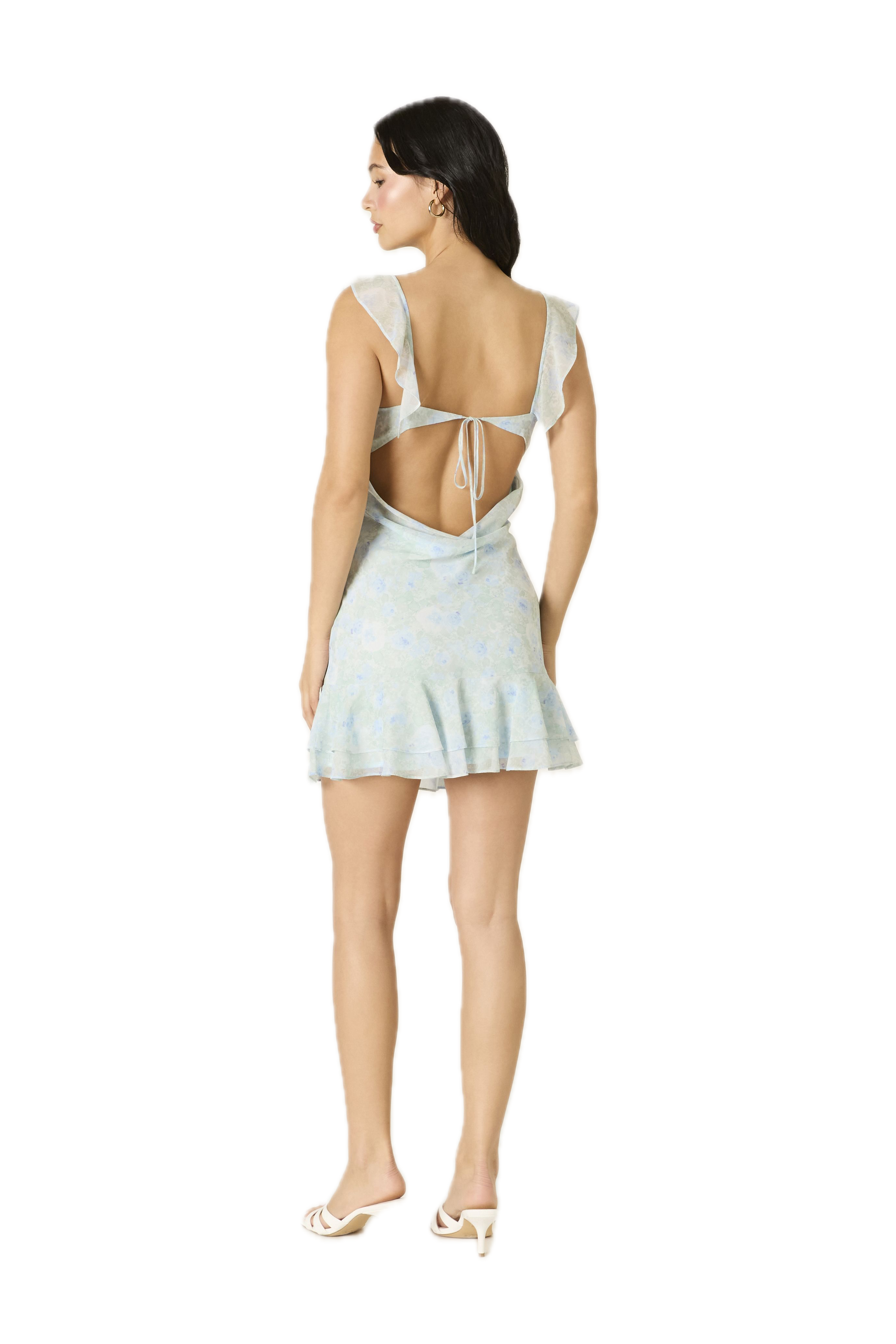 Lucy Ruffle Mini Dress