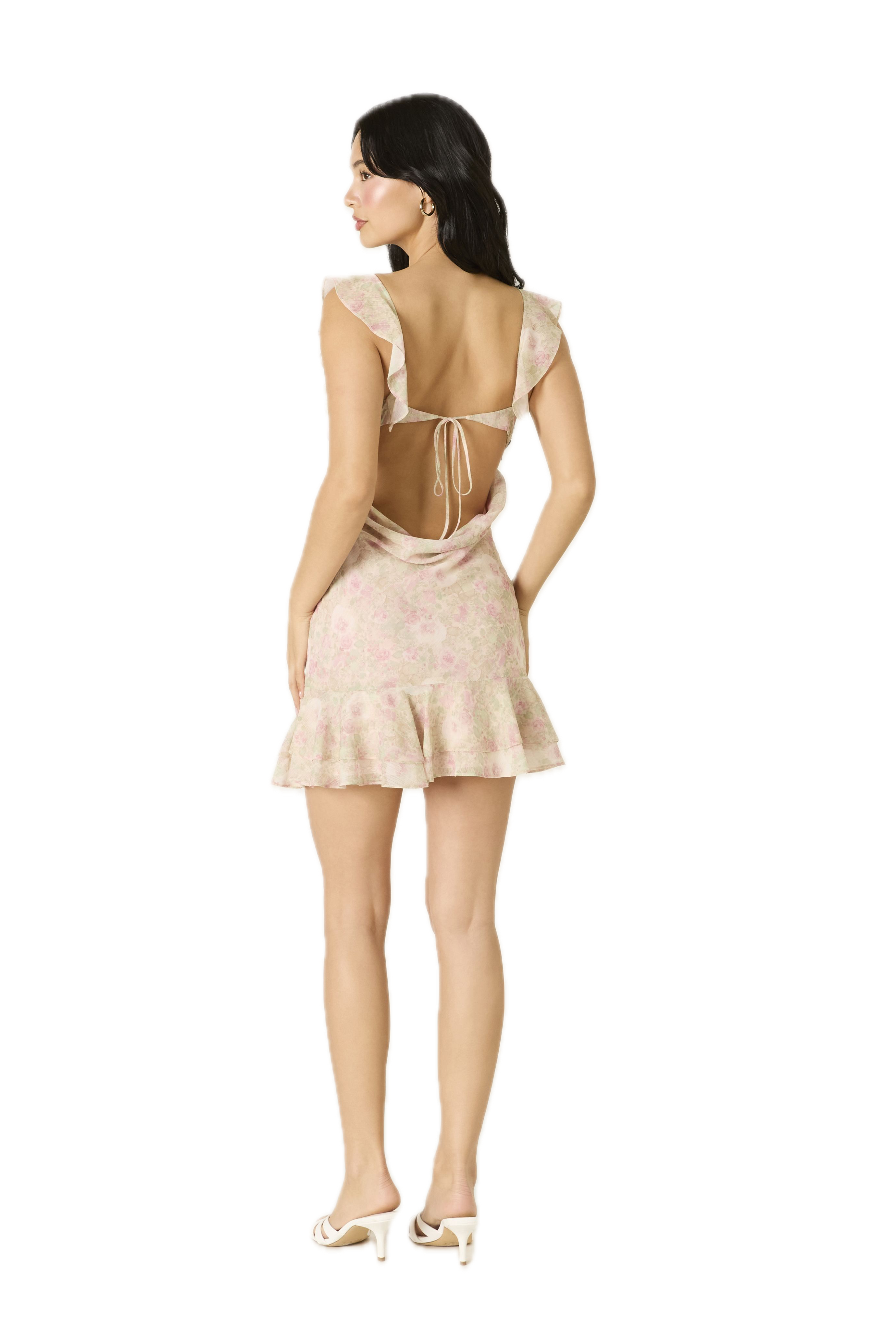 Lucy Ruffle Mini Dress