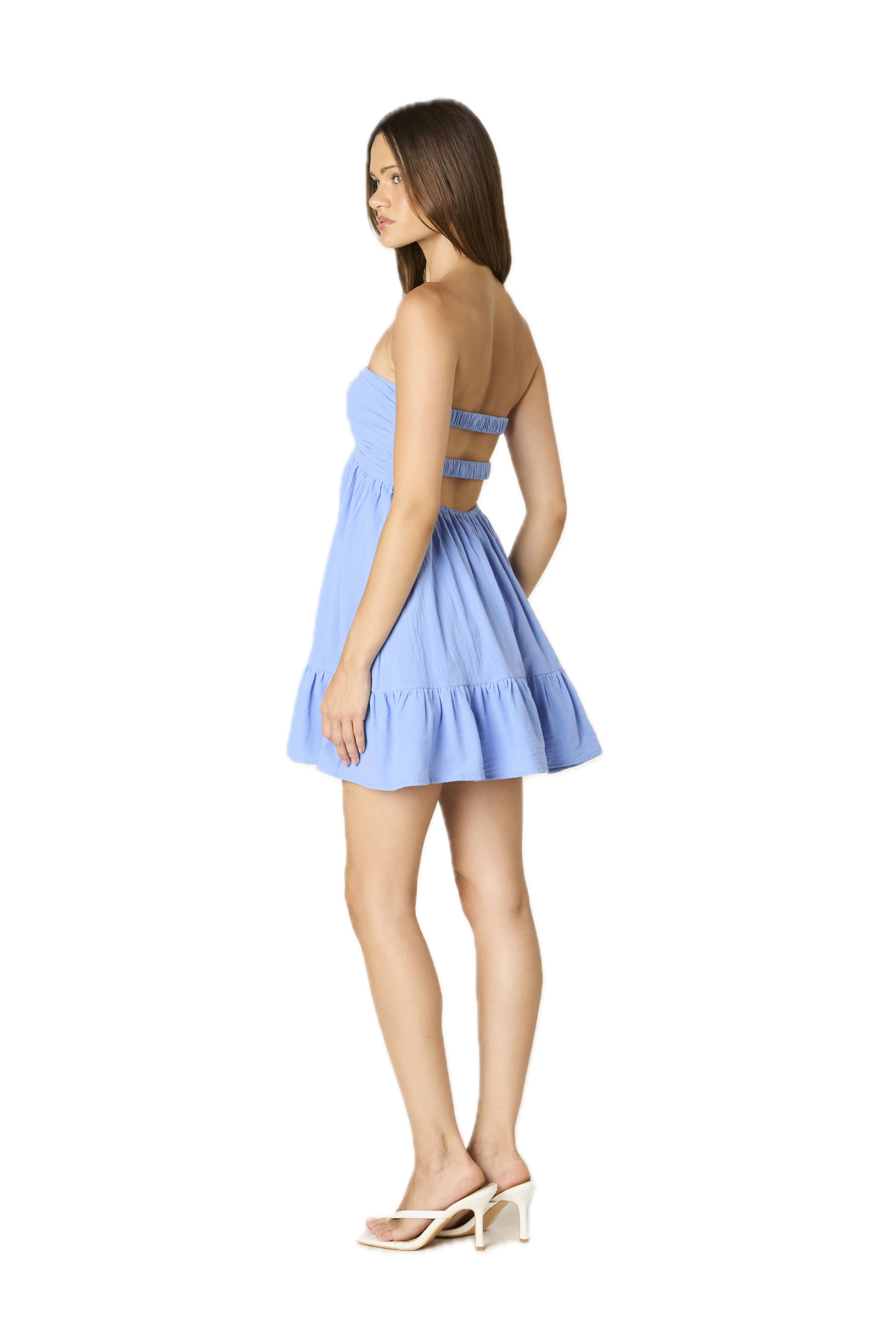 Strapless Twist Romper