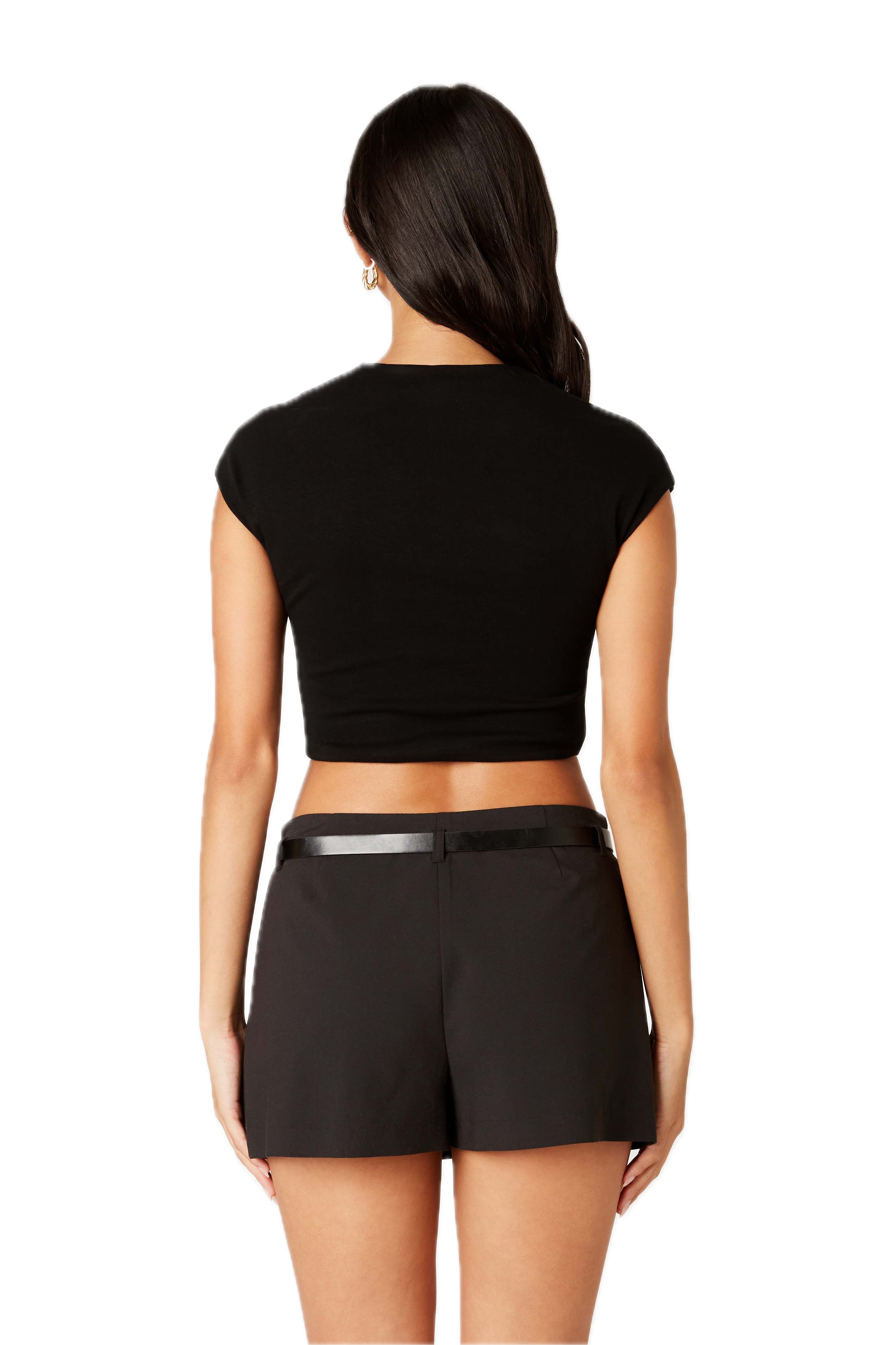 Esme Crop Crewneck Top