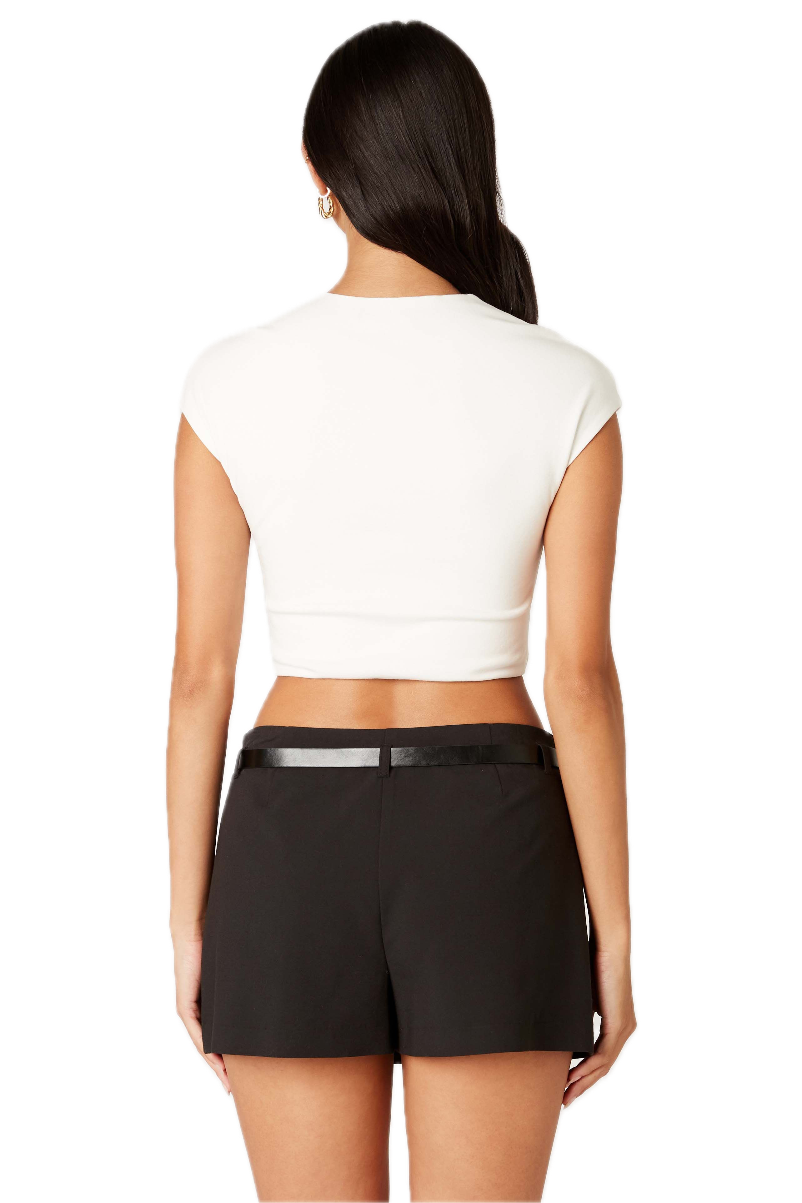 Esme Crop Crewneck Top