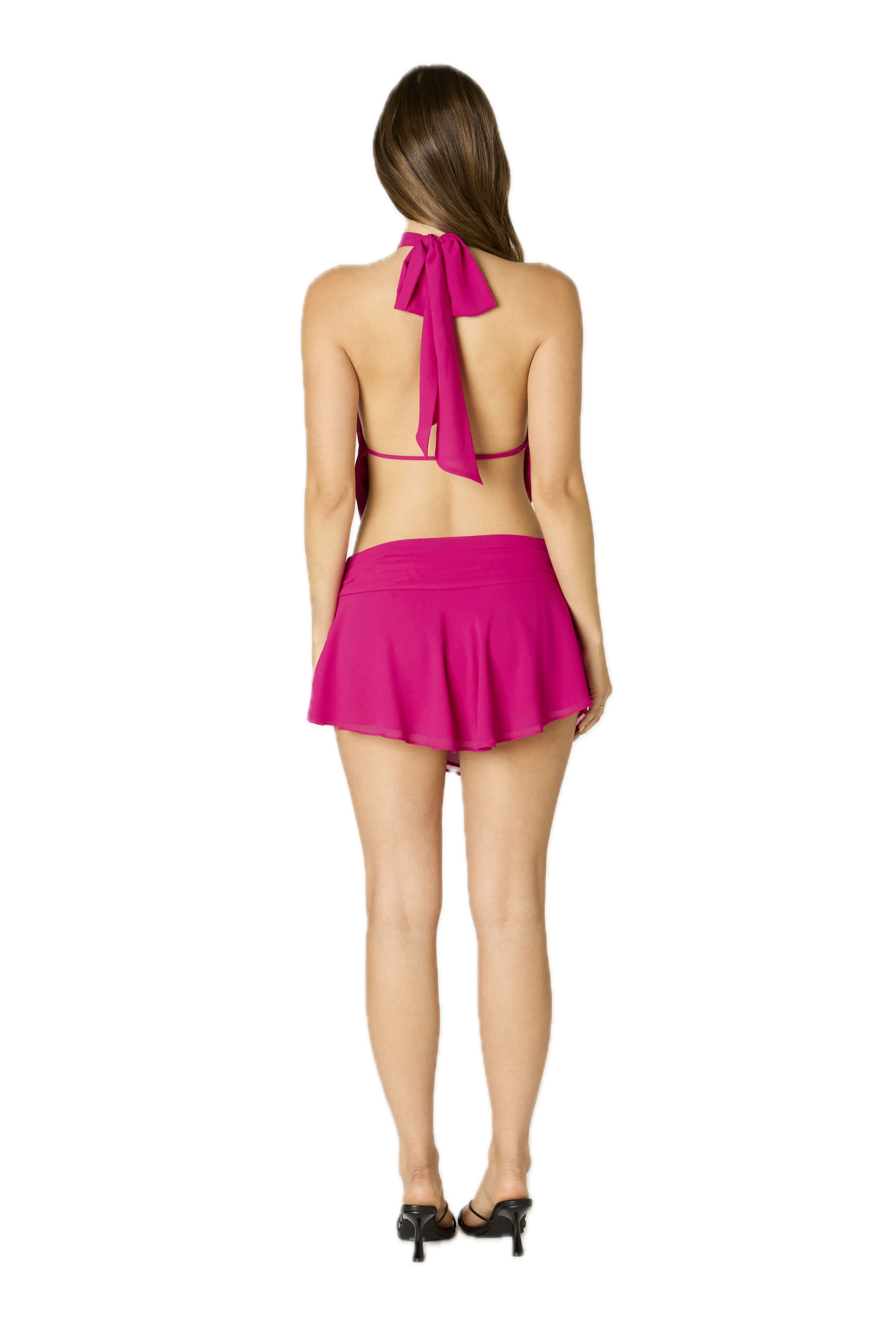 Asymmetrical Mini Skirt