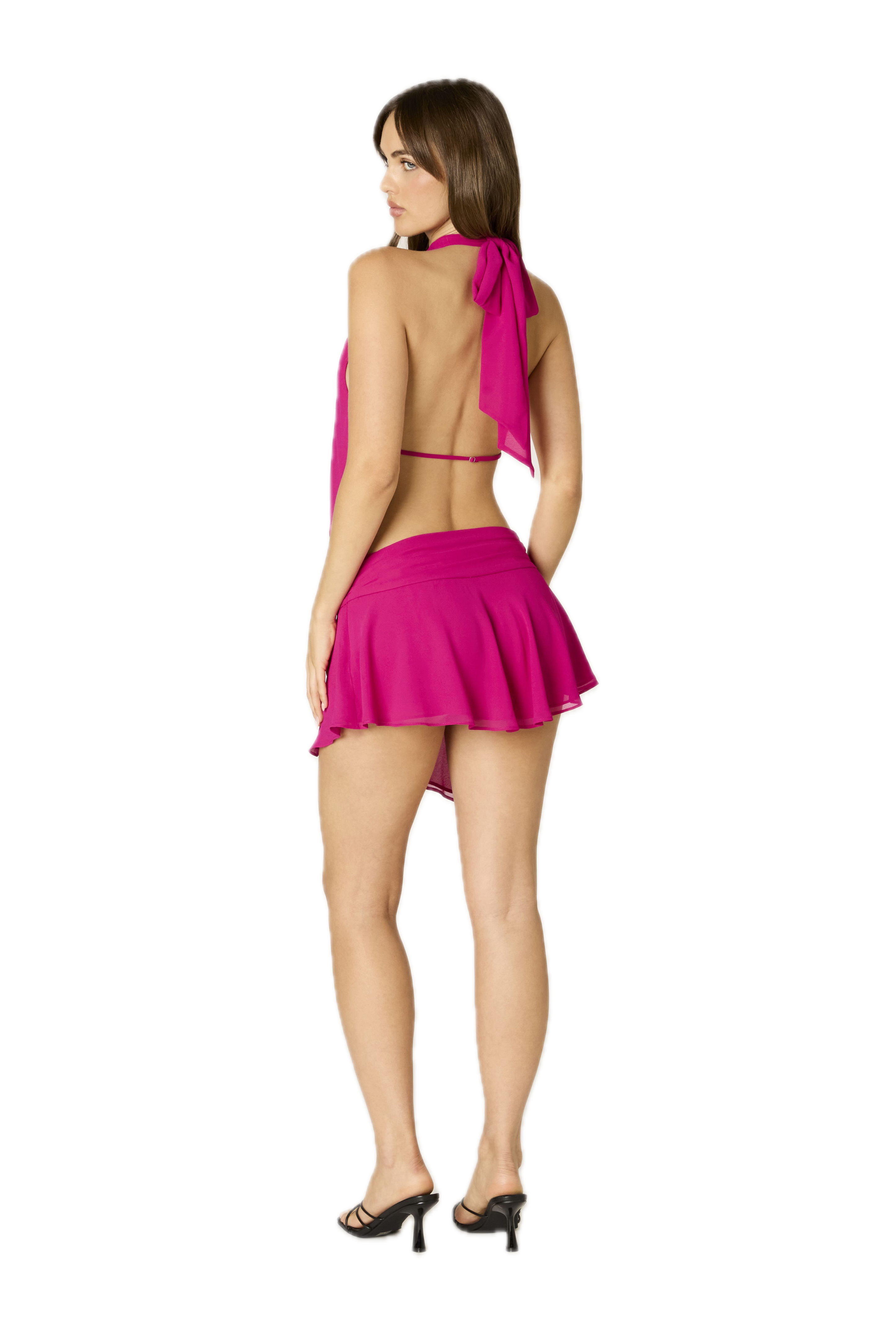 Asymmetrical Mini Skirt