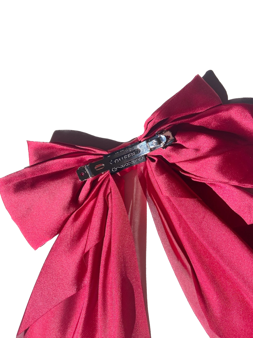 Long Satin Hair Bow