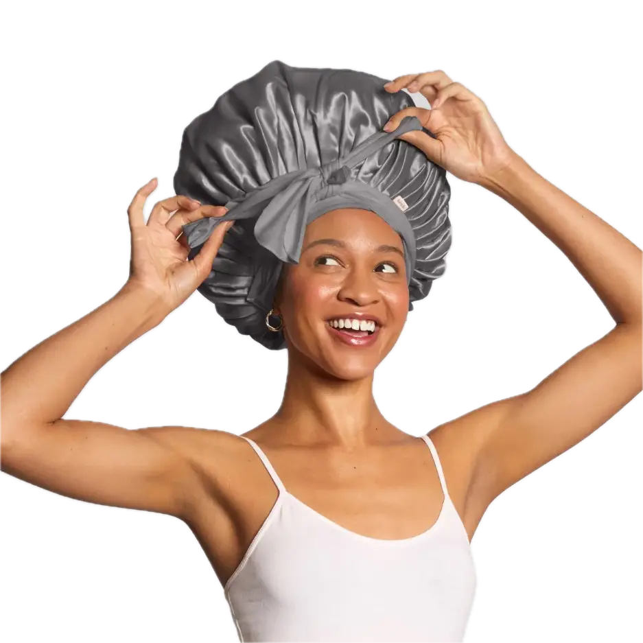 Adjustable Oversized Satin Bonnet