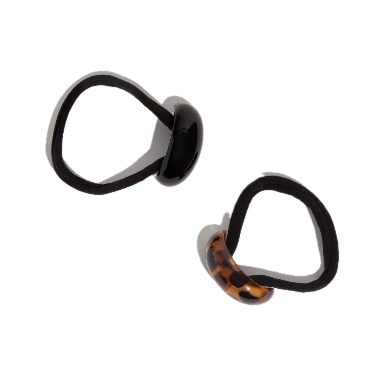 Small Black & Tort Cloud Cuffs